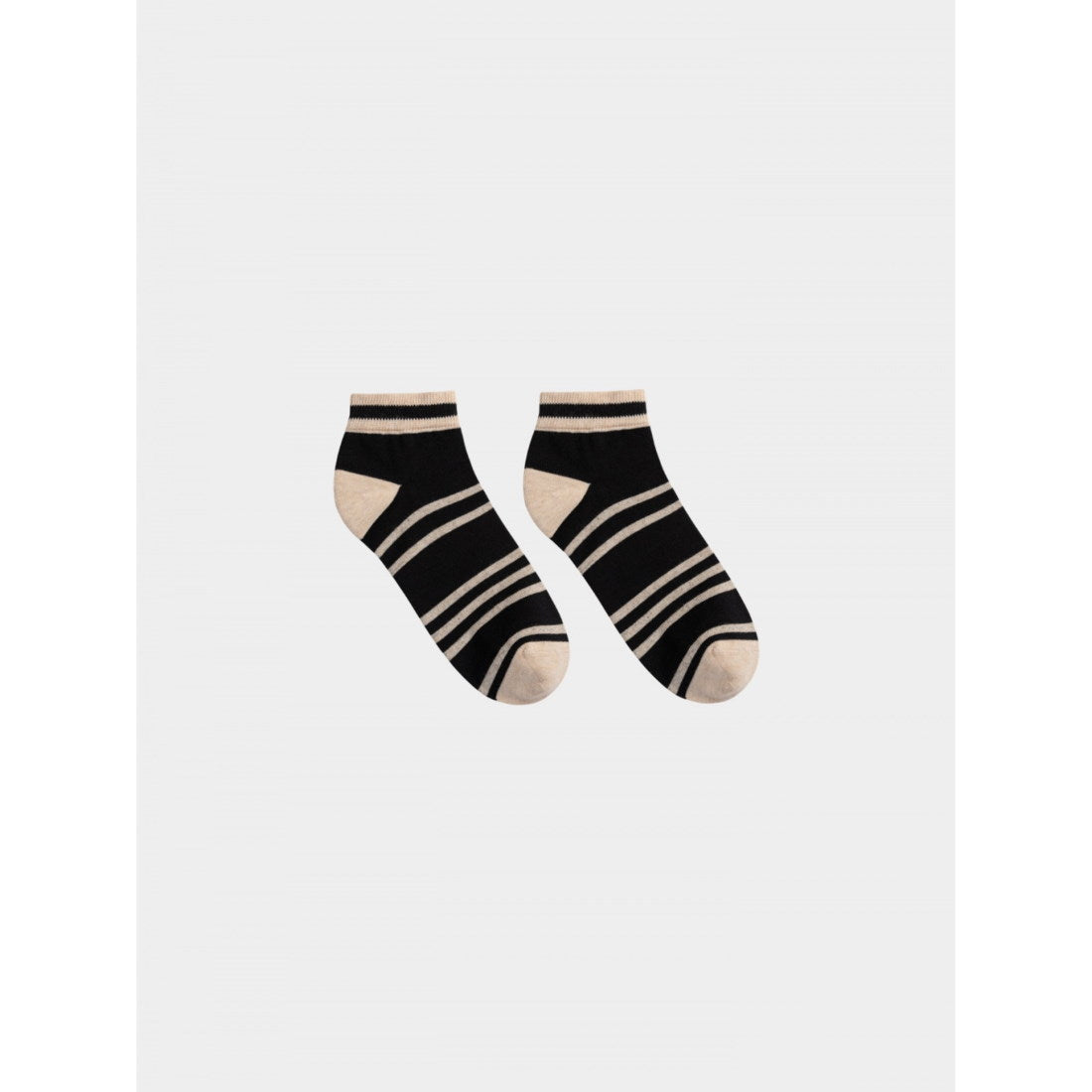 Sneaker Socken mit Streifen aus Bio-Baumwolle