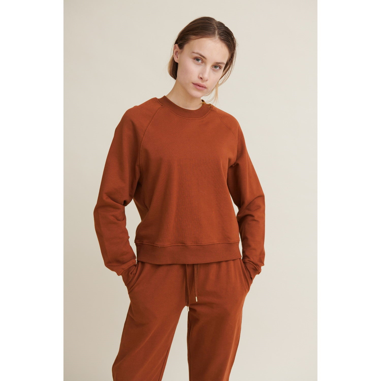 Sweat-Pullover MAJE aus Bio-Baumwolle