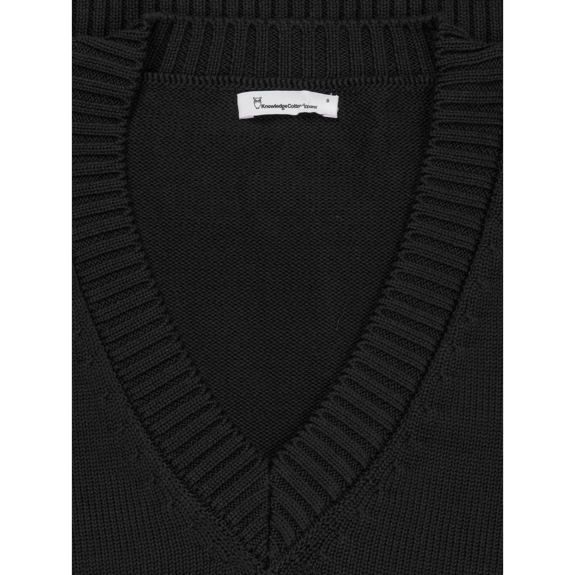 Strickpullover mit V-Ausschnitt aus Bio-Baumwolle