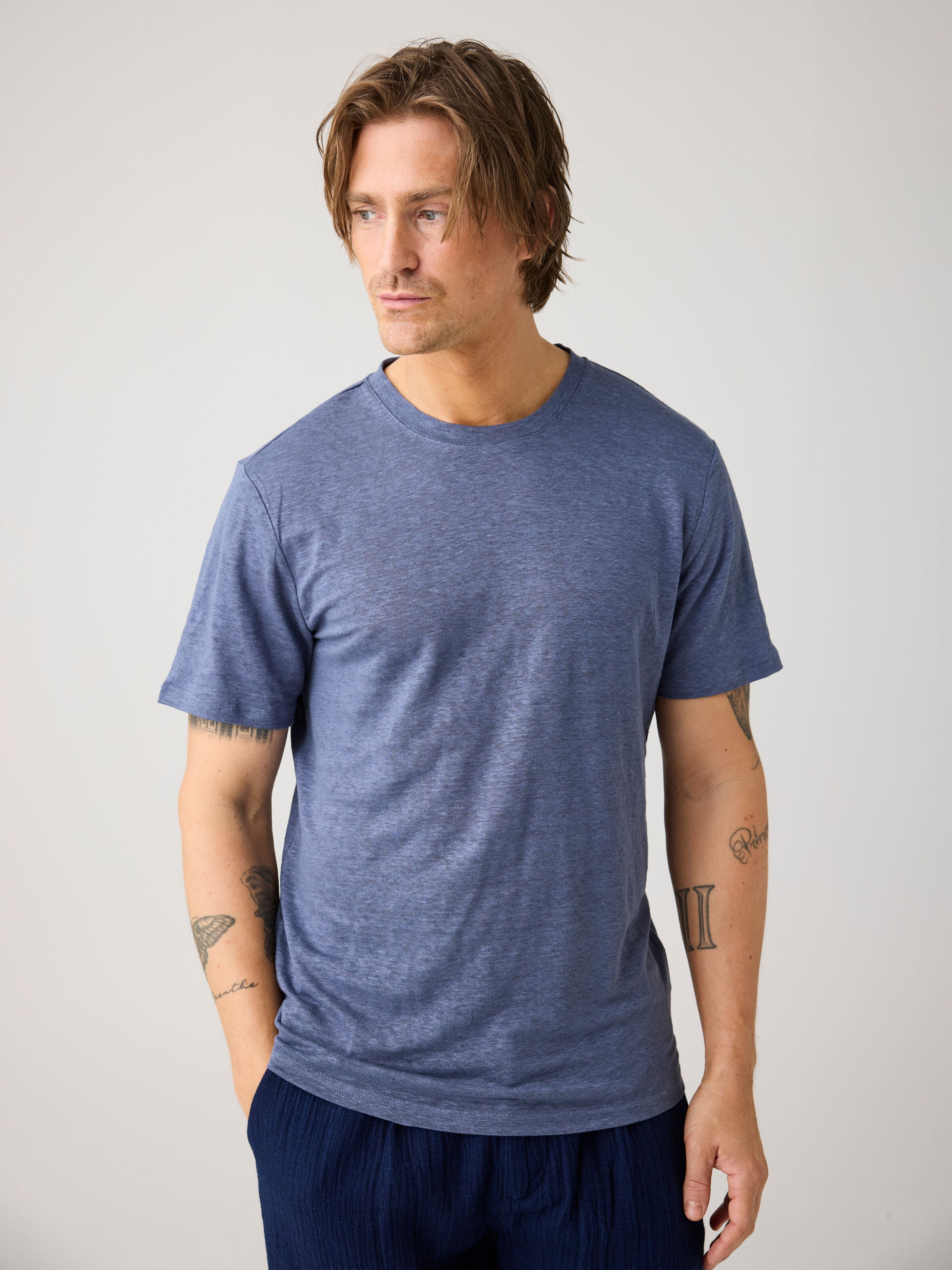 T-Shirt aus Bio-Leinen