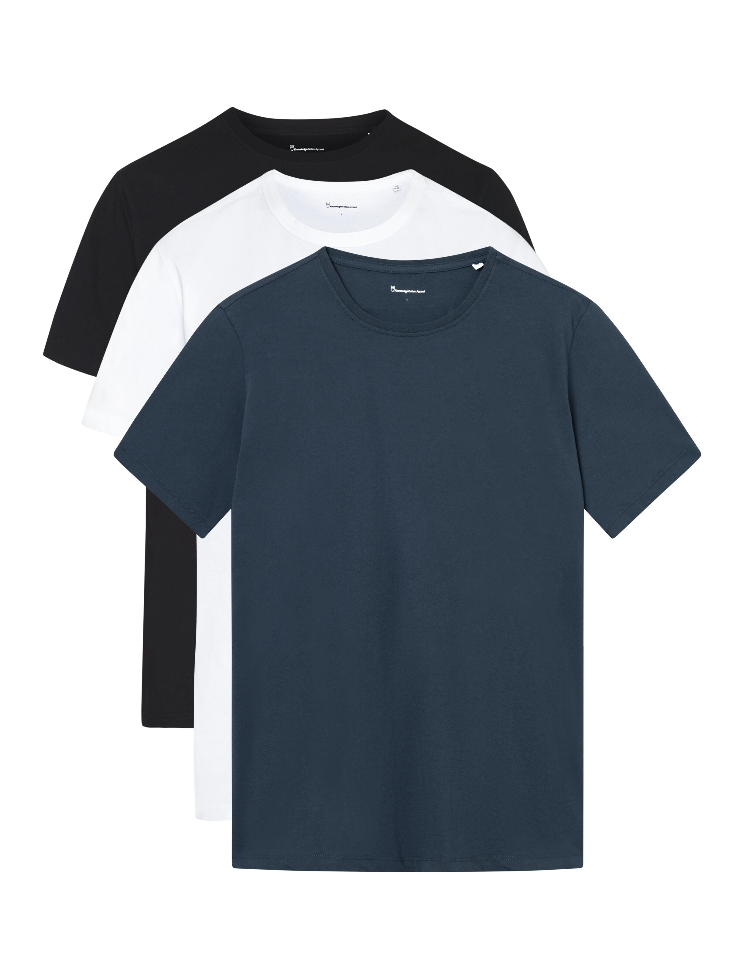 3-Pack Basic T-Shirts aus Bio-Baumwolle