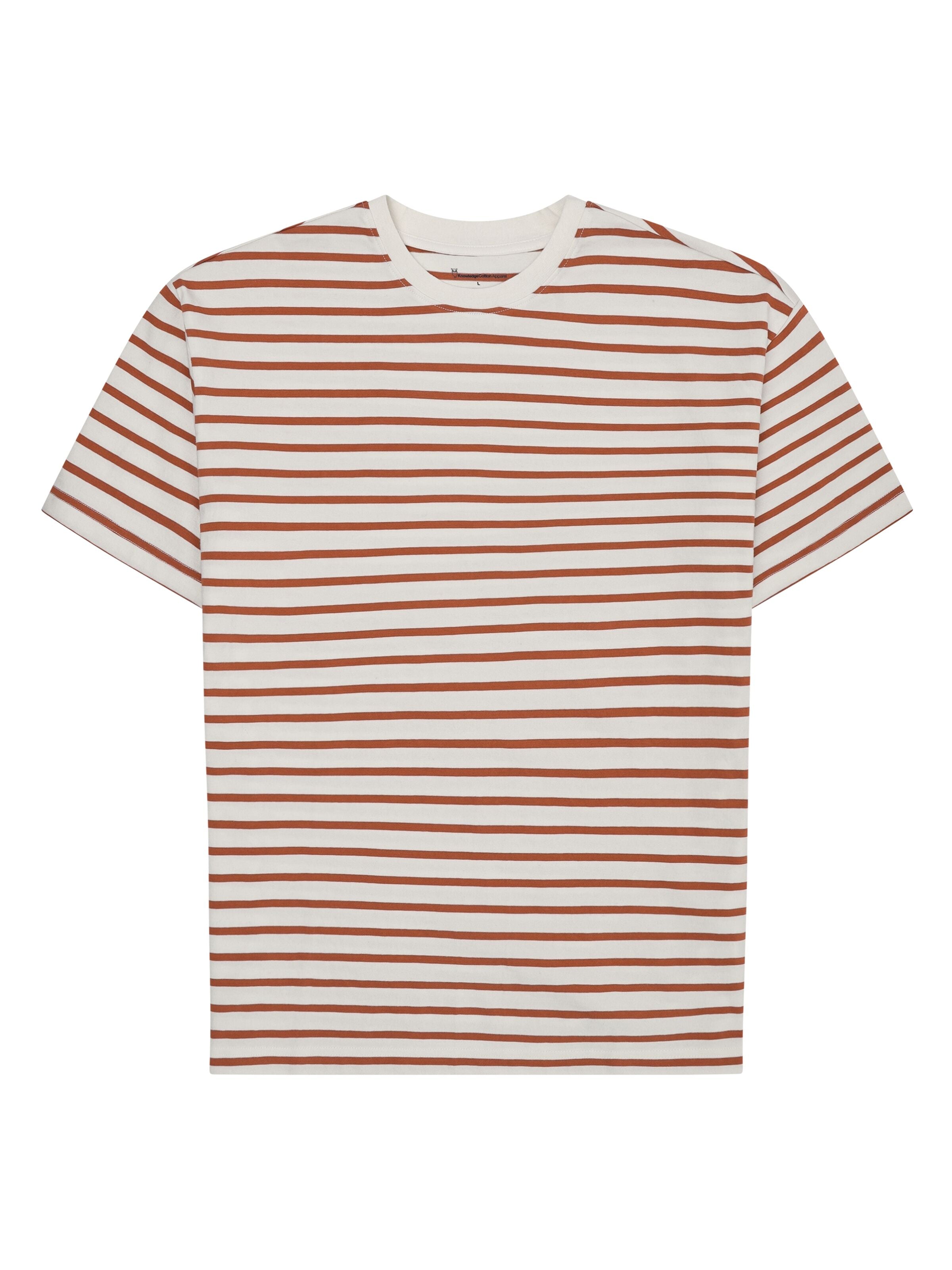 Lockeres gestreiftes T-Shirt aus Bio-Baumwolle