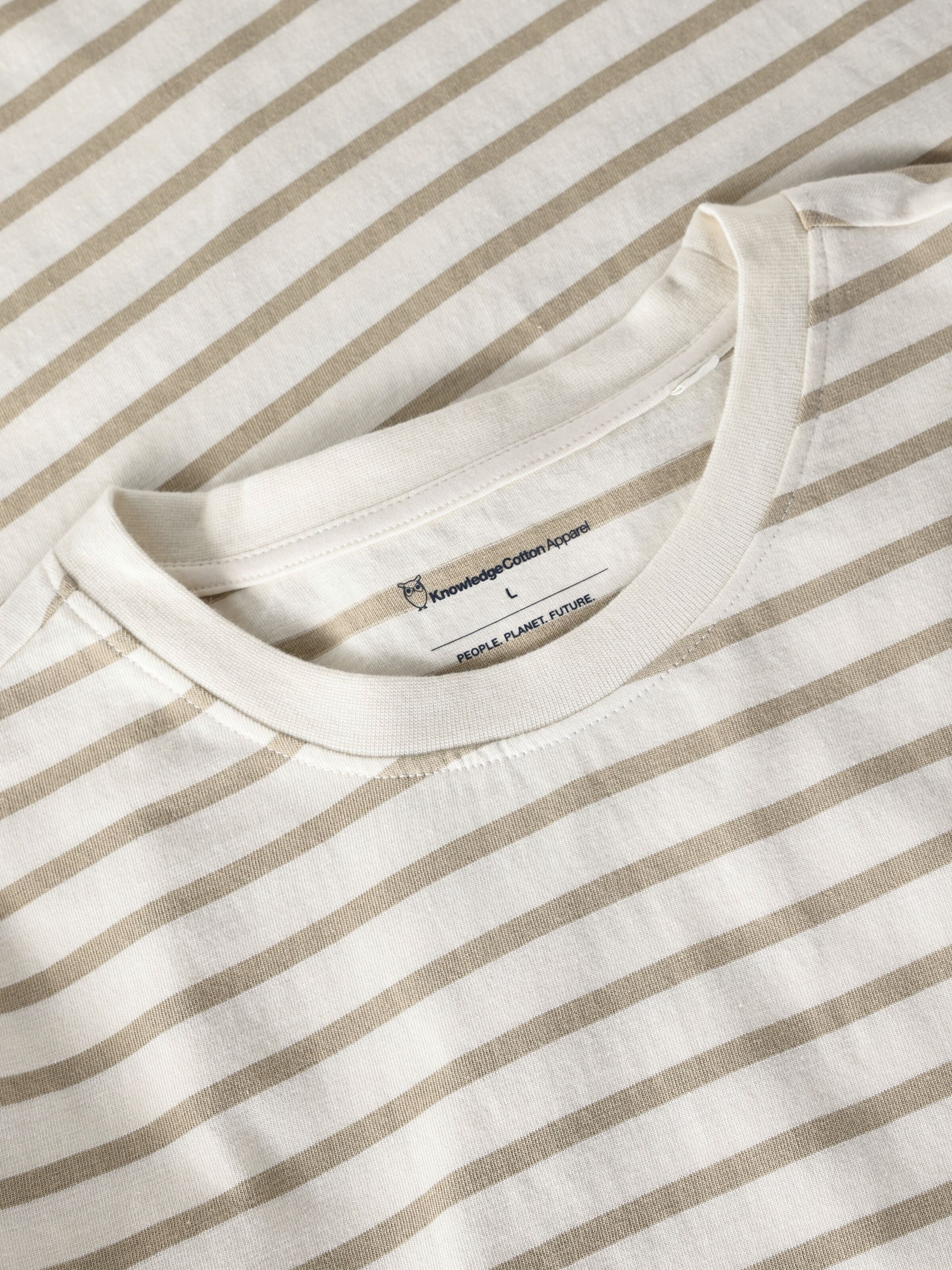 Lockeres gestreiftes T-Shirt aus Bio-Baumwolle