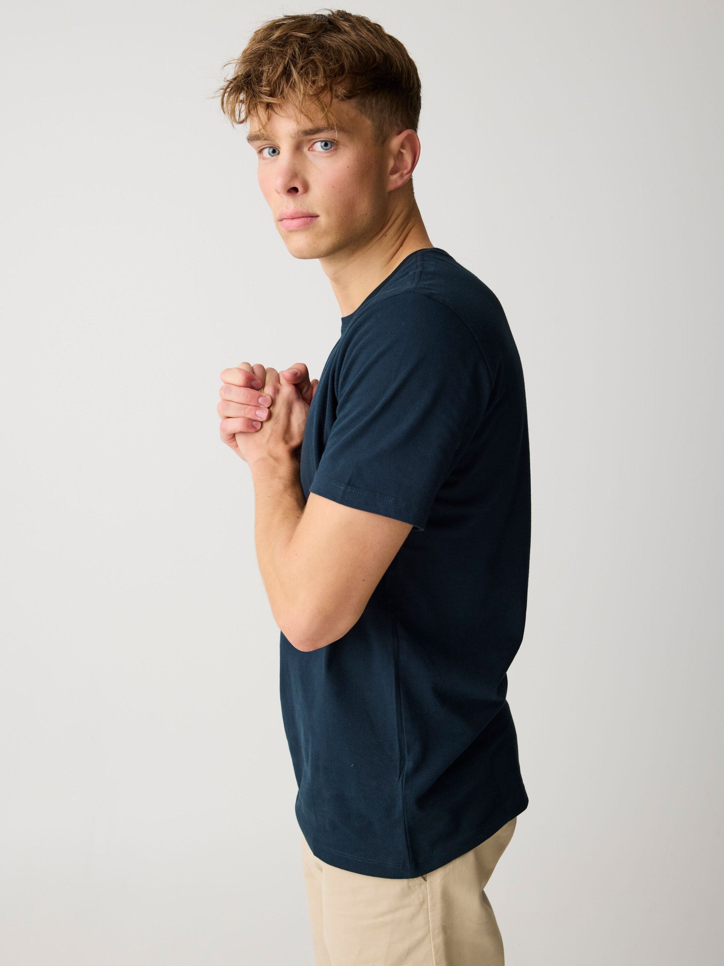 Basic T-Shirt aus Bio-Baumwolle