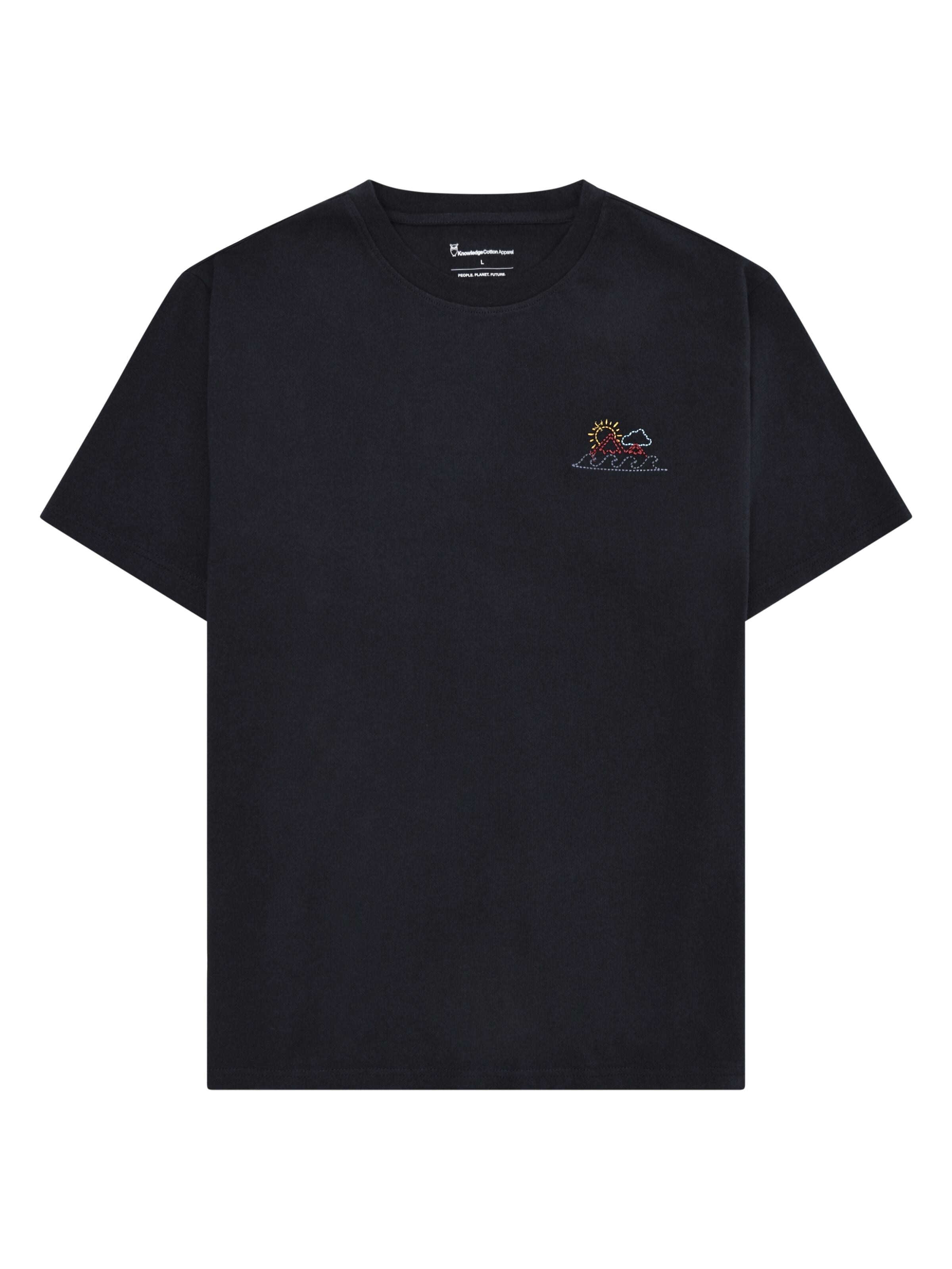 T-Shirt mit Stickerei aus Bio-Baumwolle