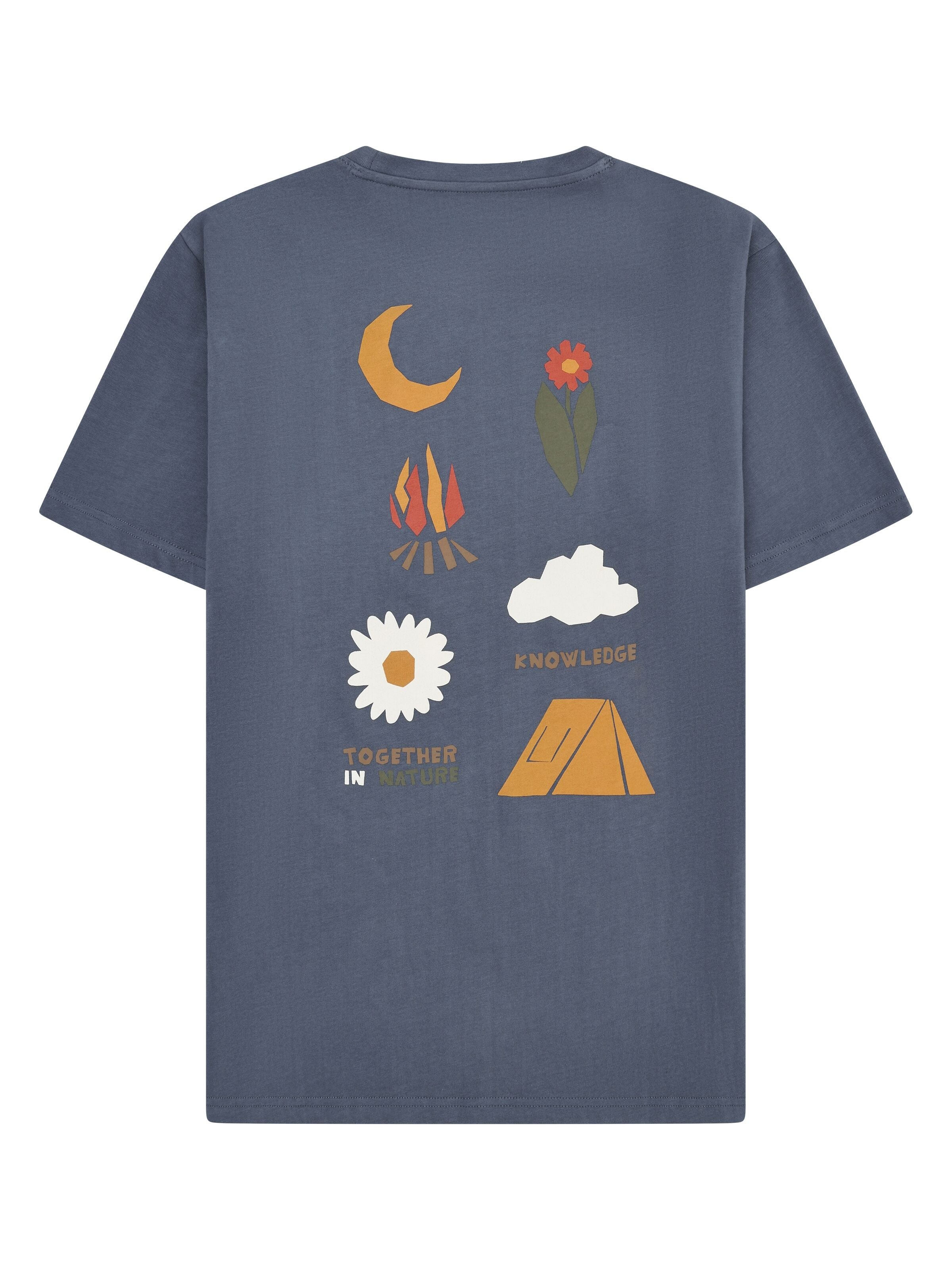 T-Shirt mit Rücken-Print aus Bio-Baumwolle