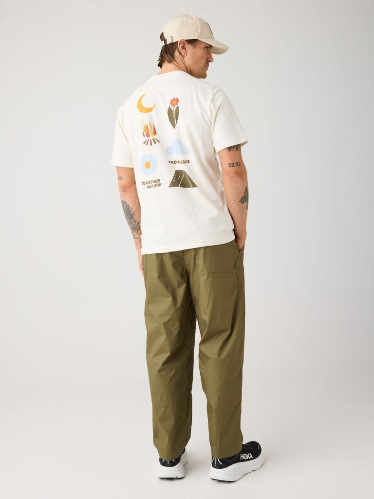 T-Shirt mit Rücken-Print aus Bio-Baumwolle