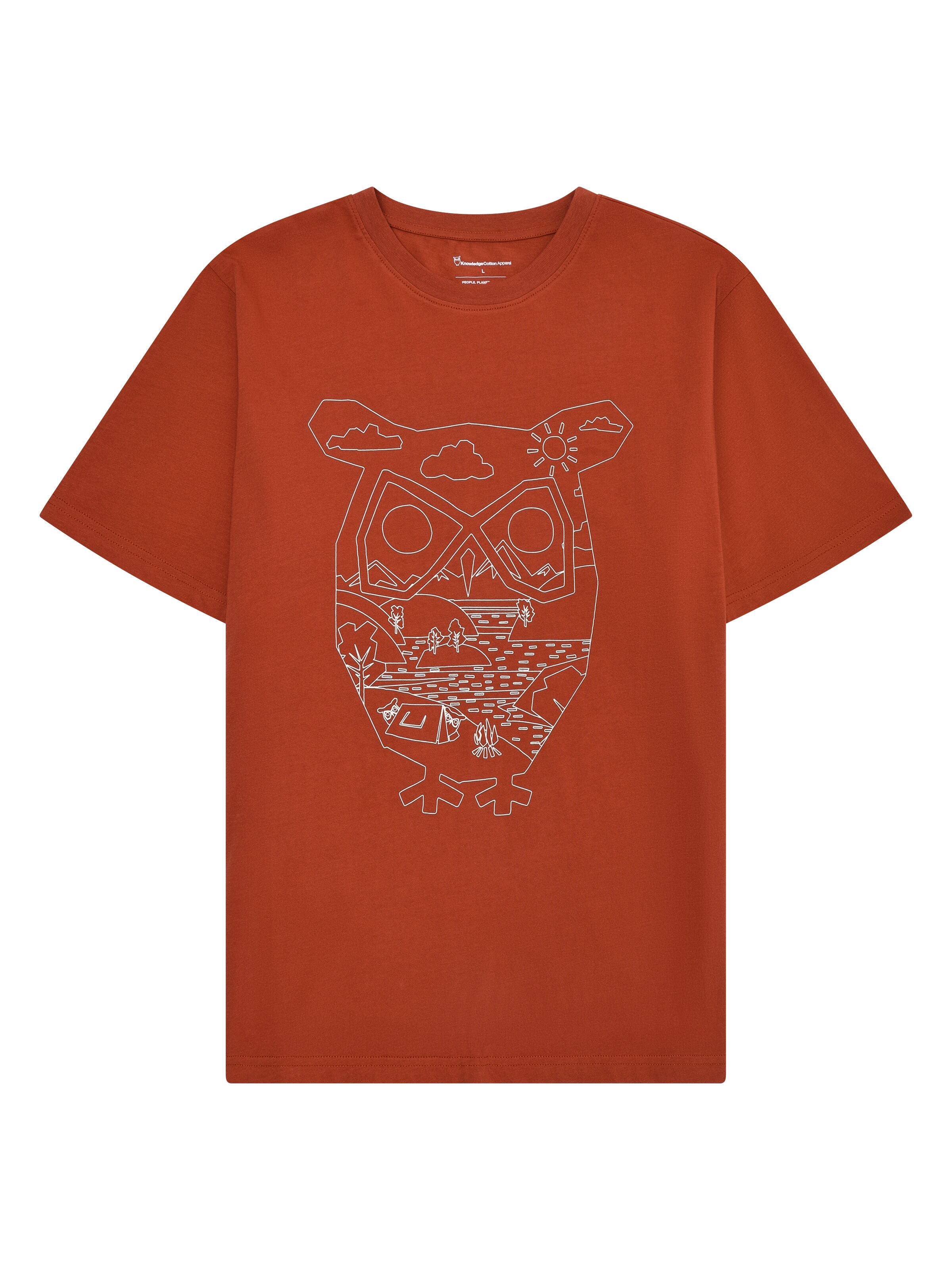 T-Shirt mit Front-Print aus Bio-Baumwolle