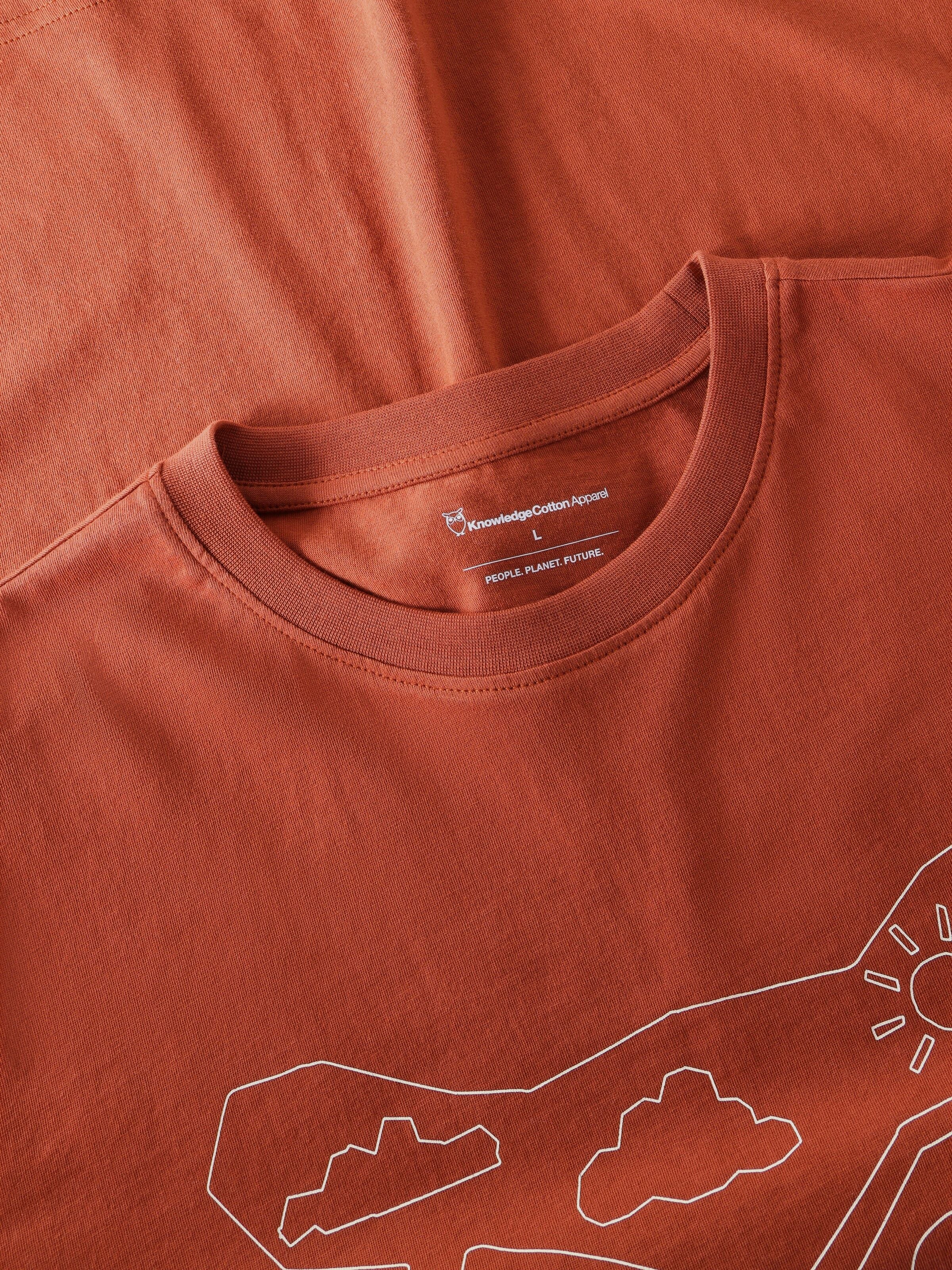 T-Shirt mit Front-Print aus Bio-Baumwolle