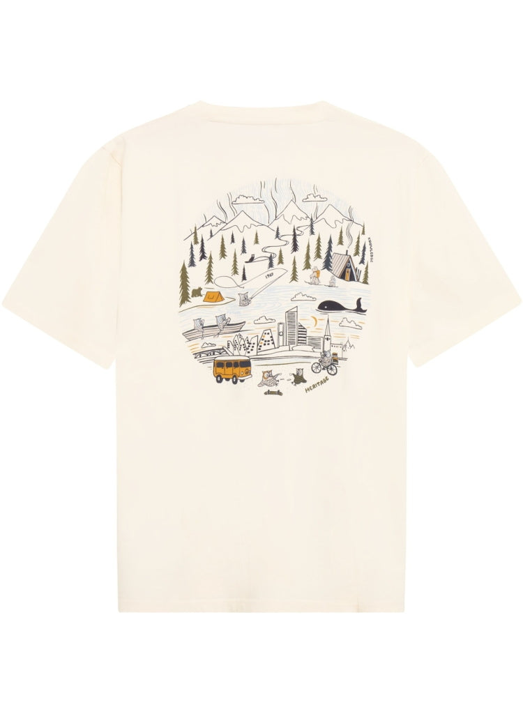 T-Shirt mit Rückenprint aus Bio-Baumwolle