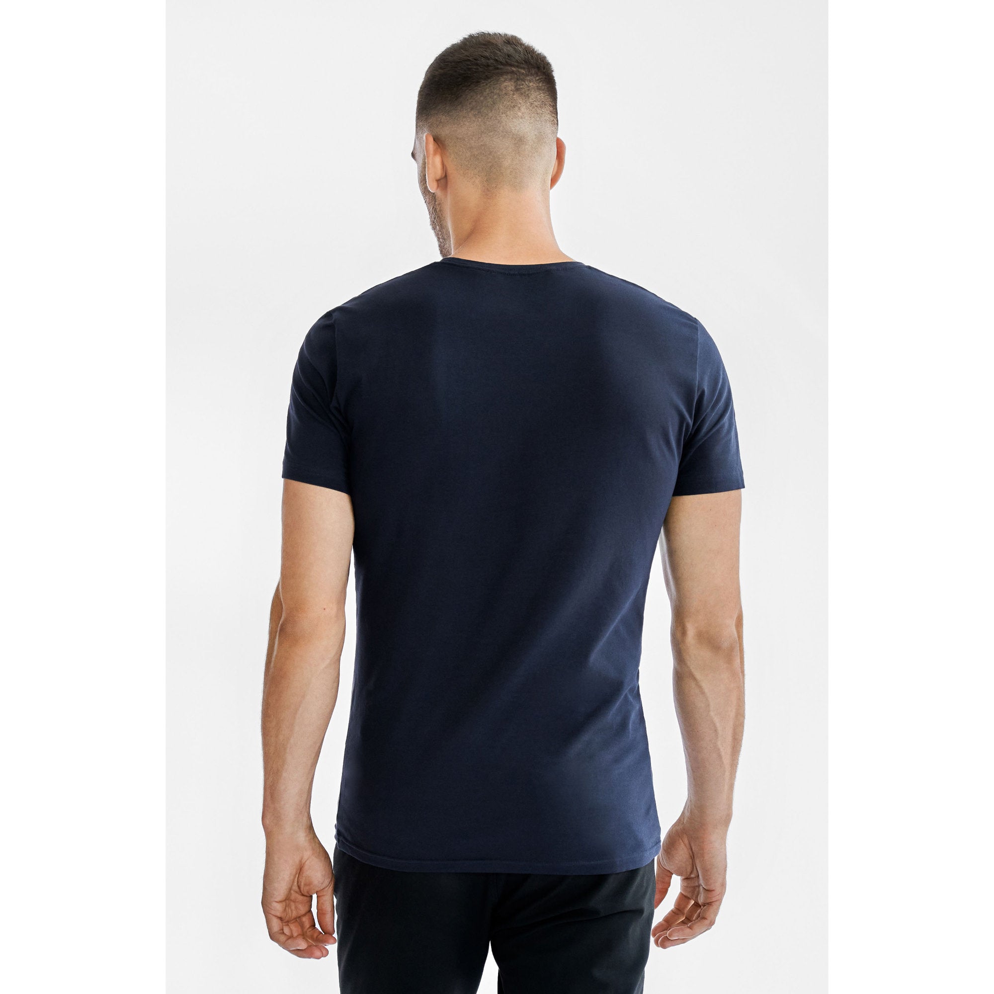 2-Pack T-Shirts CREW NECK Slim aus Bio-Baumwolle