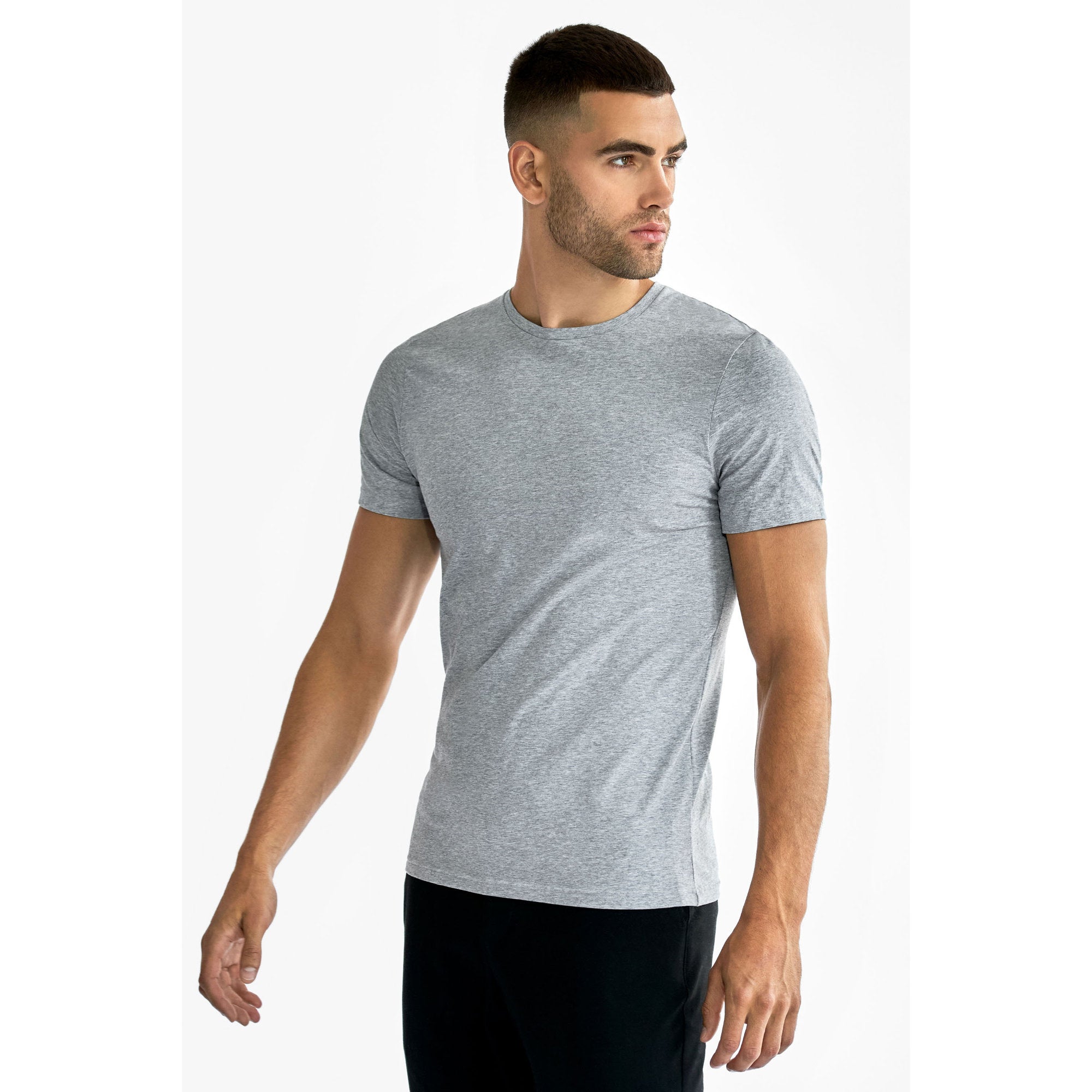 2-Pack T-Shirts CREW NECK Slim aus Bio-Baumwolle