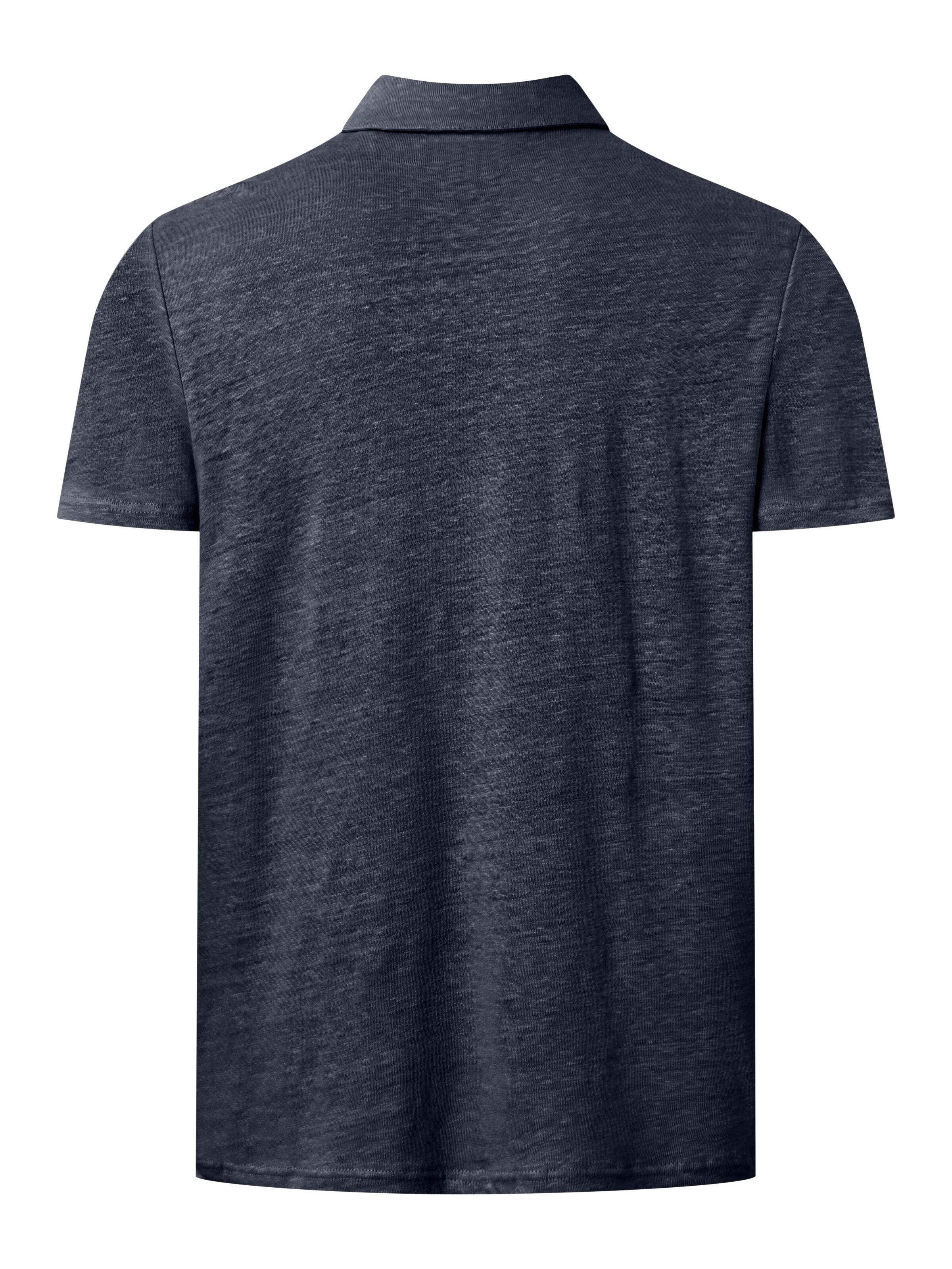 Poloshirt Regular aus Bio-Leinen