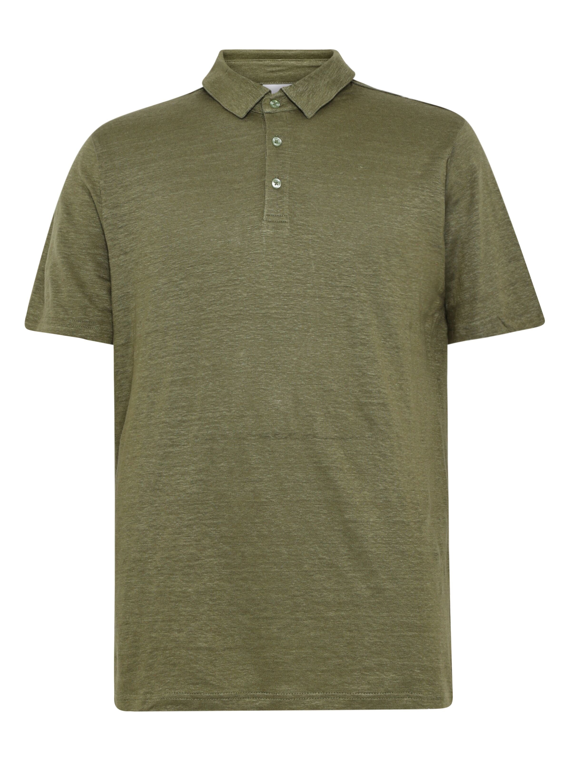 Poloshirt Regular aus Bio-Leinen