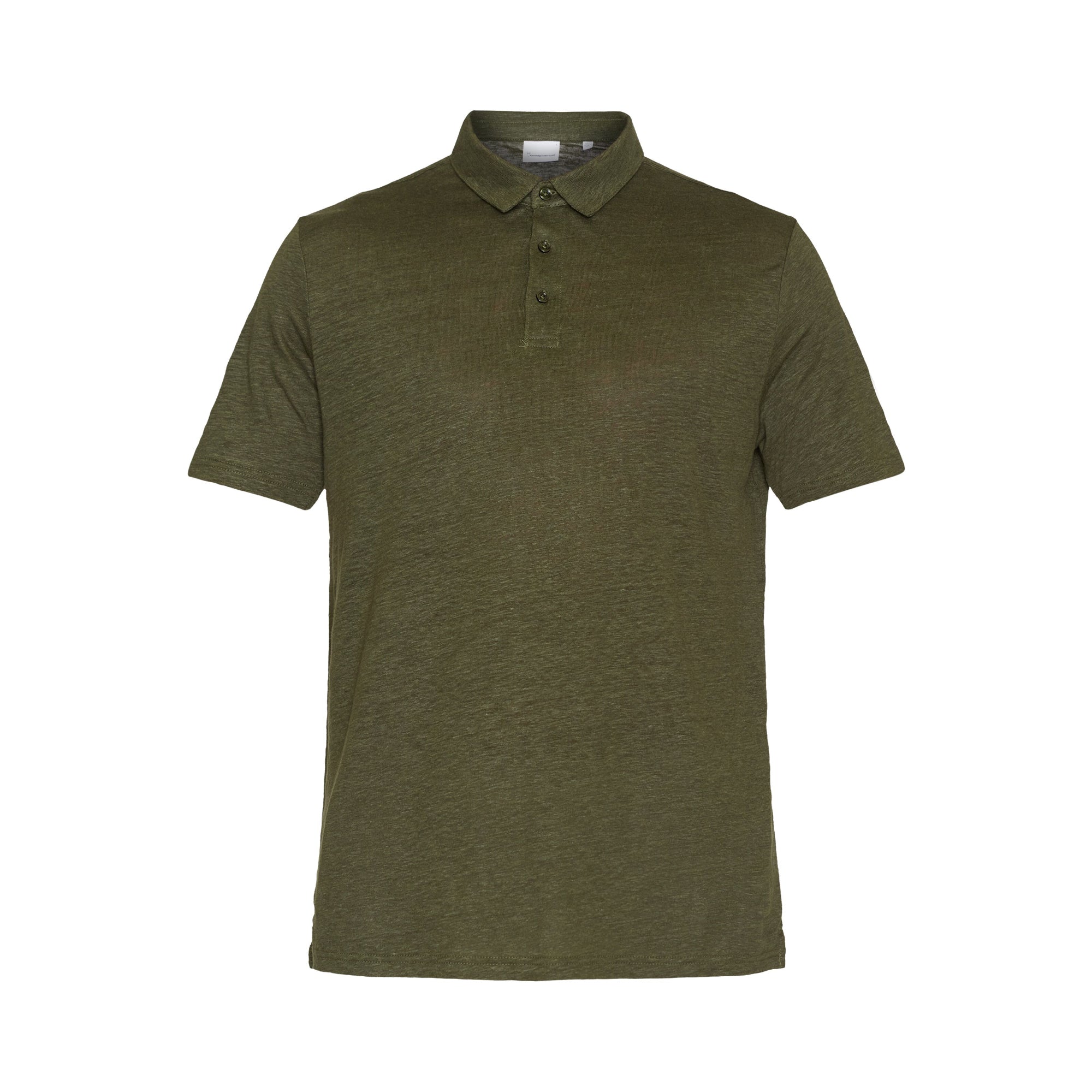 Poloshirt Regular aus Bio-Leinen