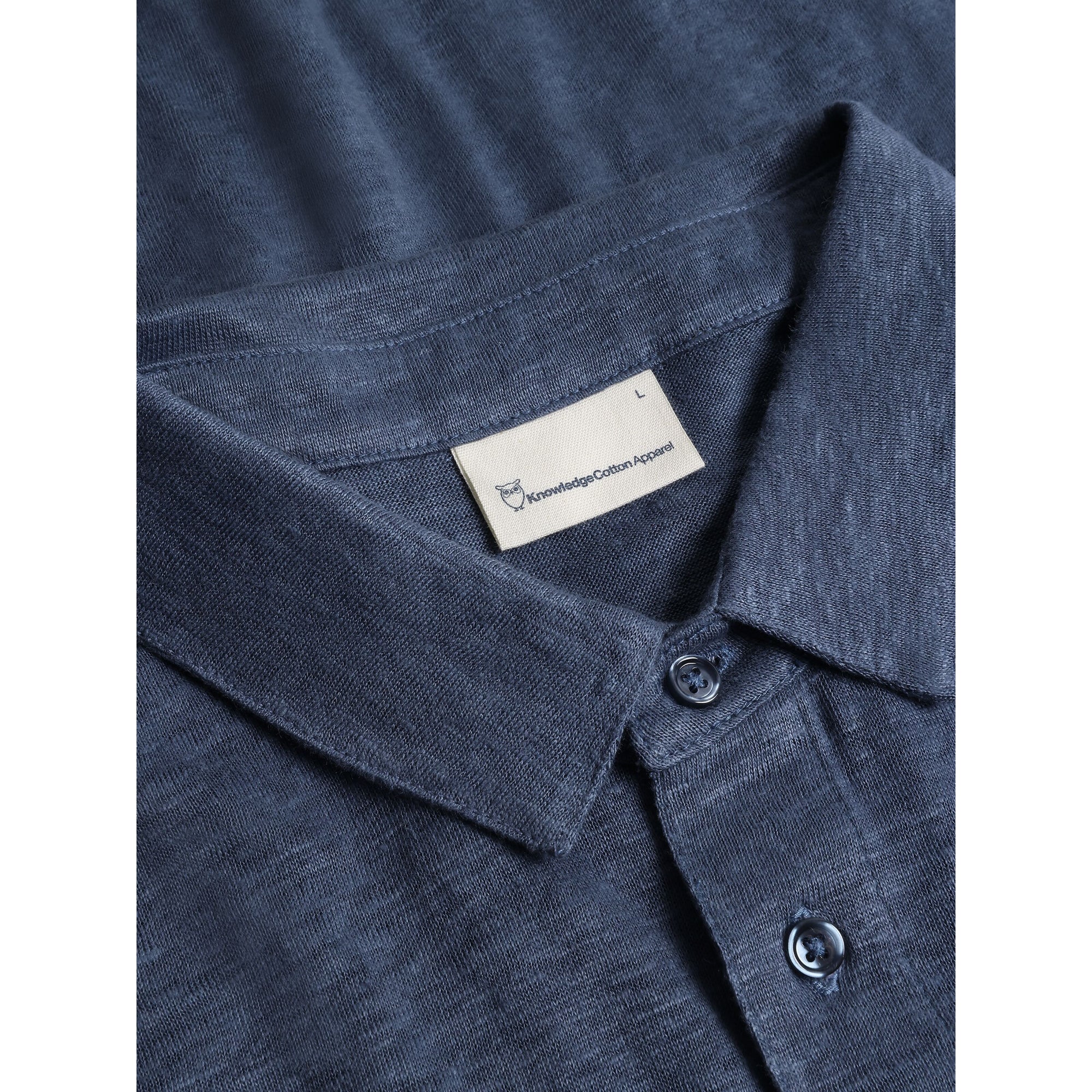 Poloshirt Regular aus Bio-Leinen