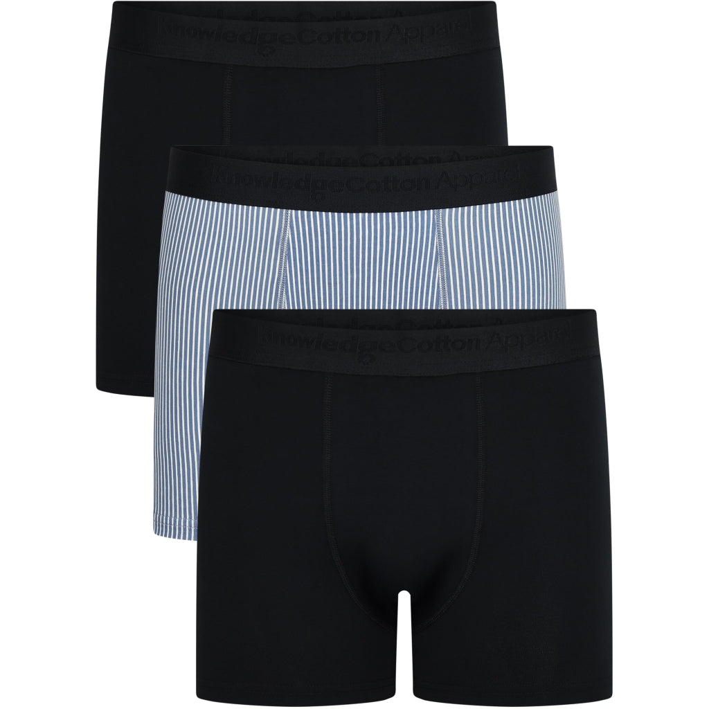 3-Pack Boxershorts STRIPE Print aus Bio-Baumwolle