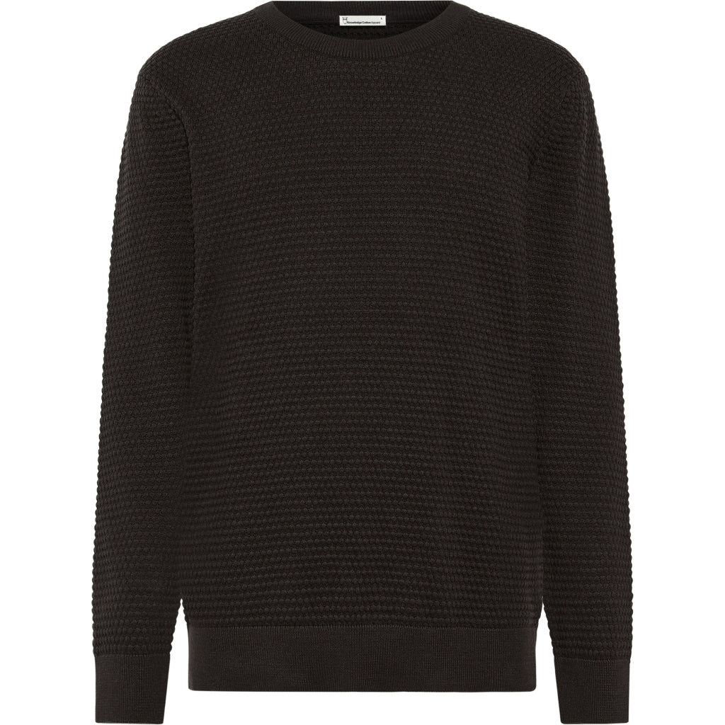 Crewneck Strickpullover VAGN aus Bio-Baumwolle - ROC/GOTS/Vegan