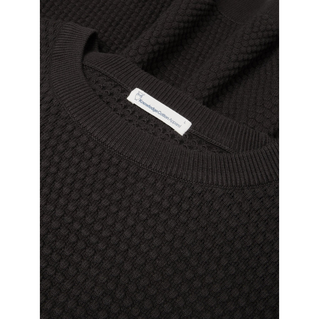 Crewneck Strickpullover VAGN aus Bio-Baumwolle - ROC/GOTS/Vegan