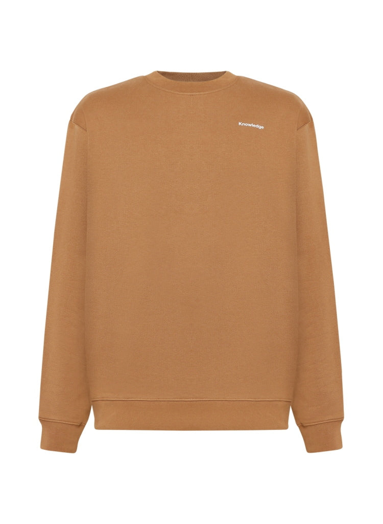Lockeres Sweatshirt mit Rückenprint aus Bio-Baumwolle