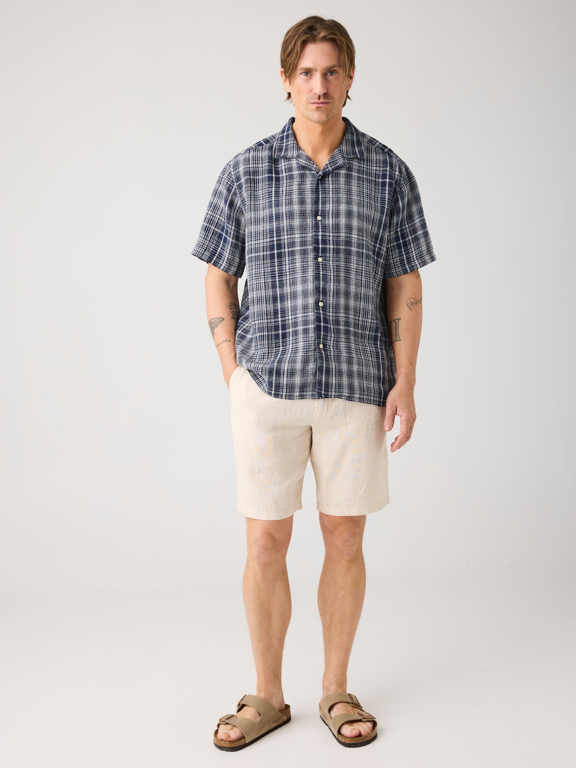Shorts FIG Loose aus Bio-Leinen