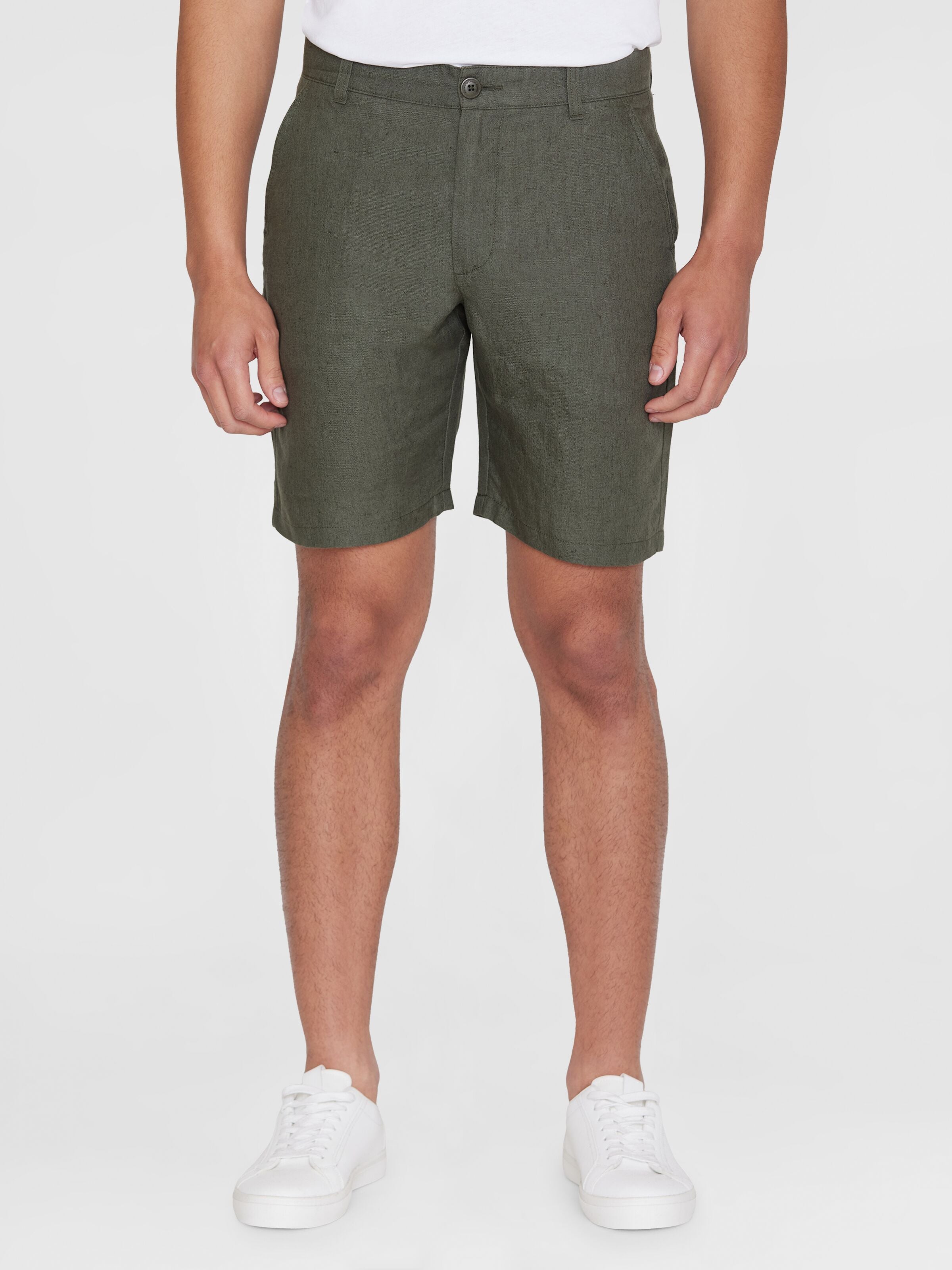 Regular Shorts CHUCK aus Bio-Leinen