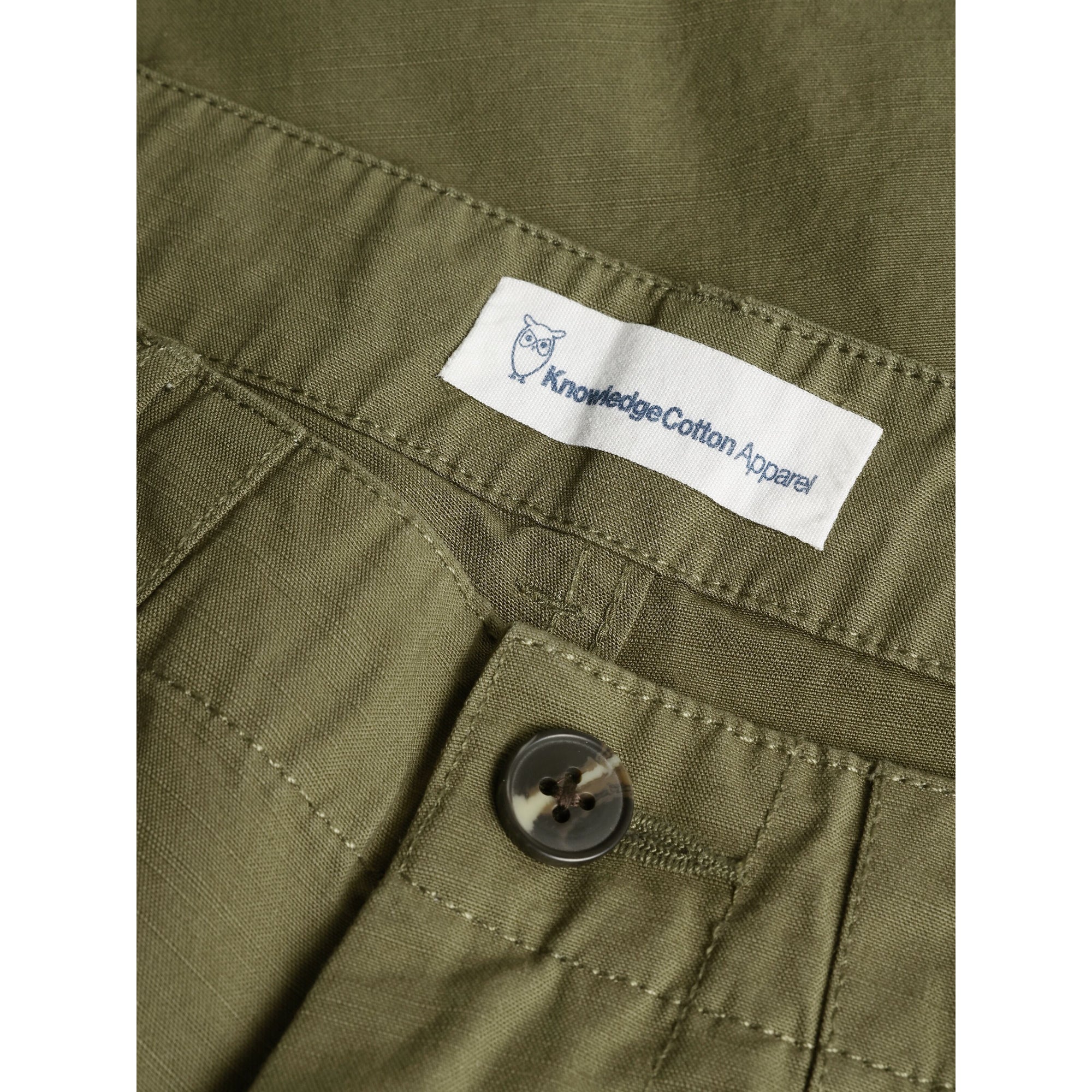 Shorts Flint mit weitem Schnitt aus Slub-Garn Bio-Baumwolle