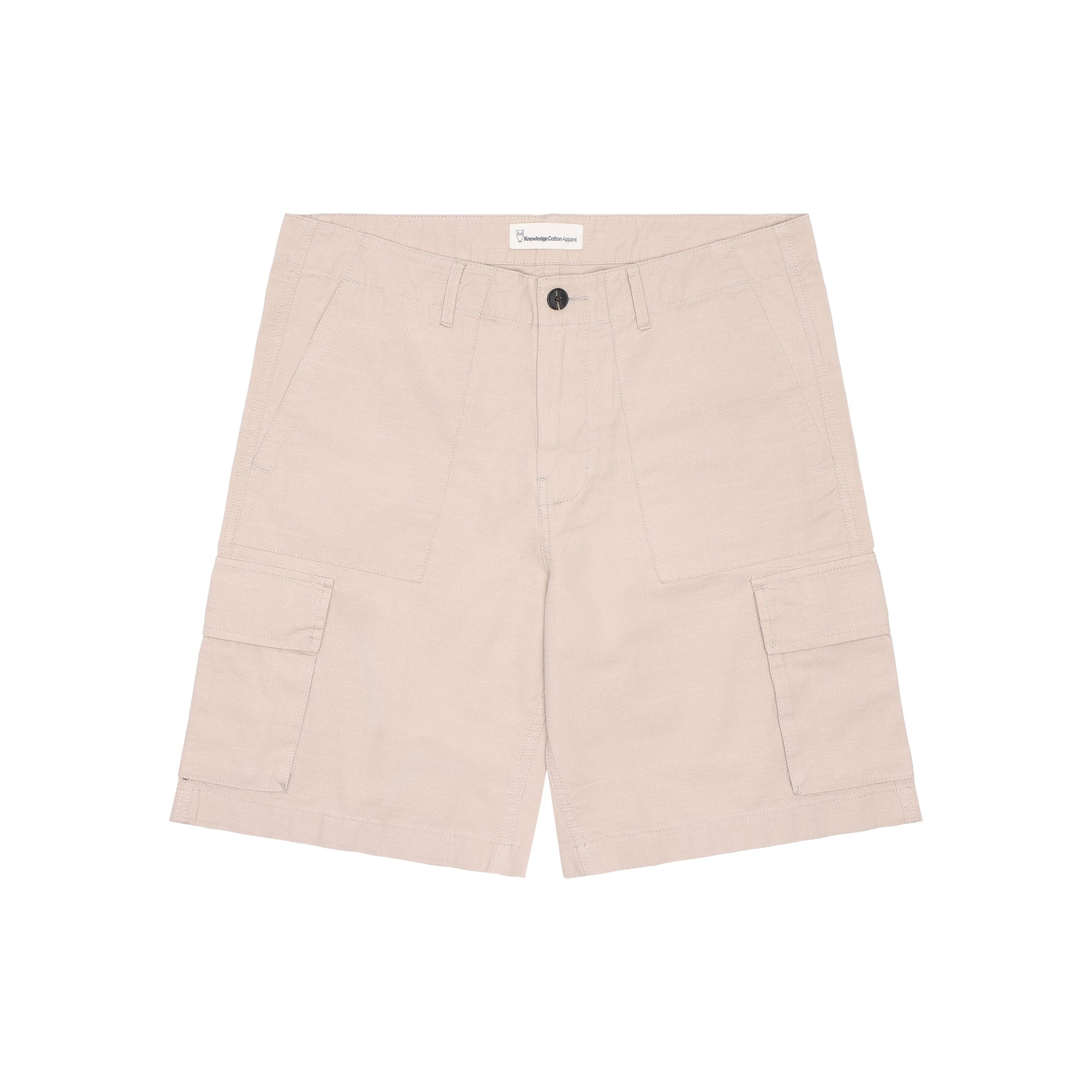 Shorts Flint mit weitem Schnitt aus Slub-Garn Bio-Baumwolle