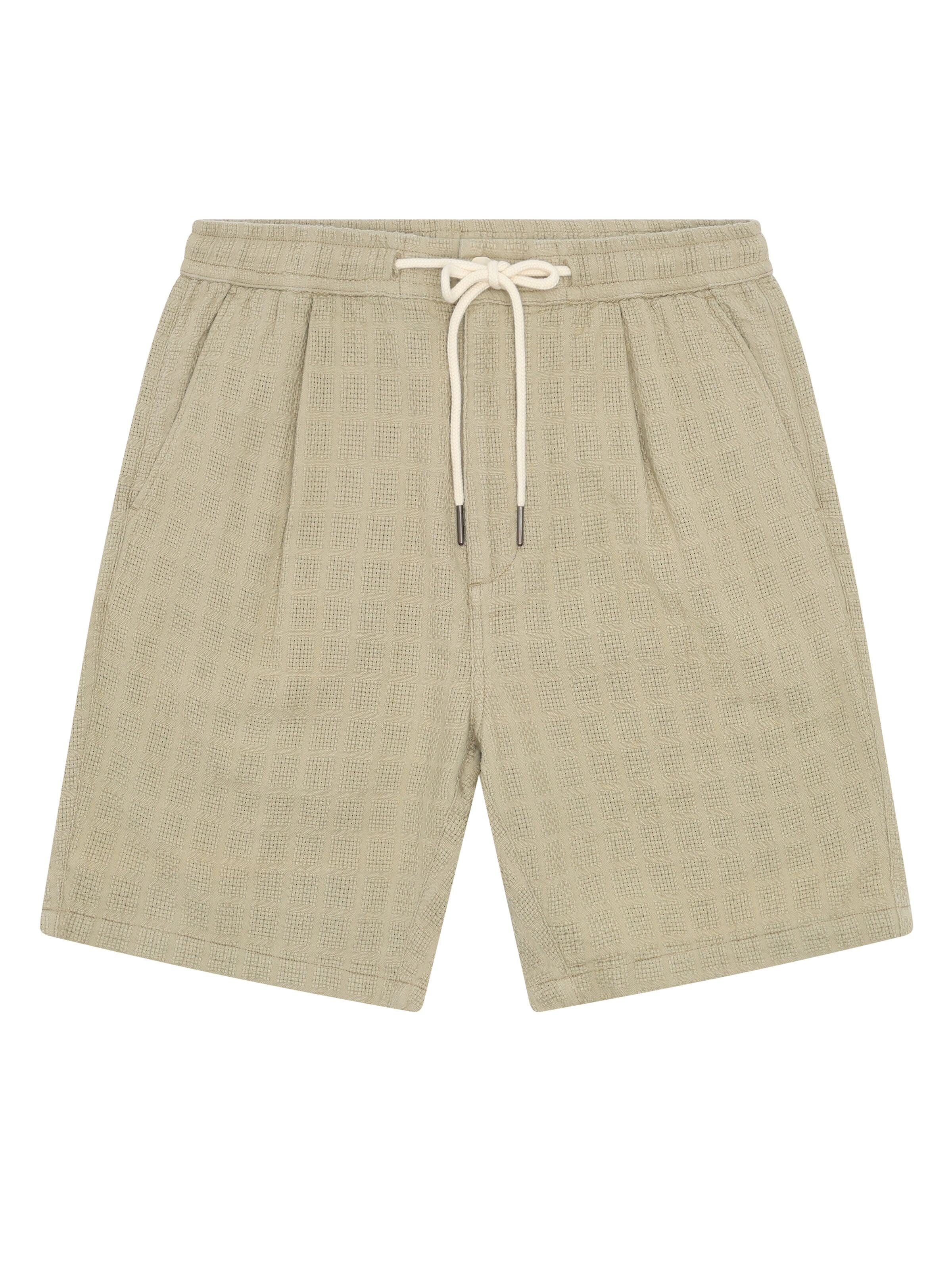 Lockere Shorts FIG mit Strucktur aus Bio-Baumwolle