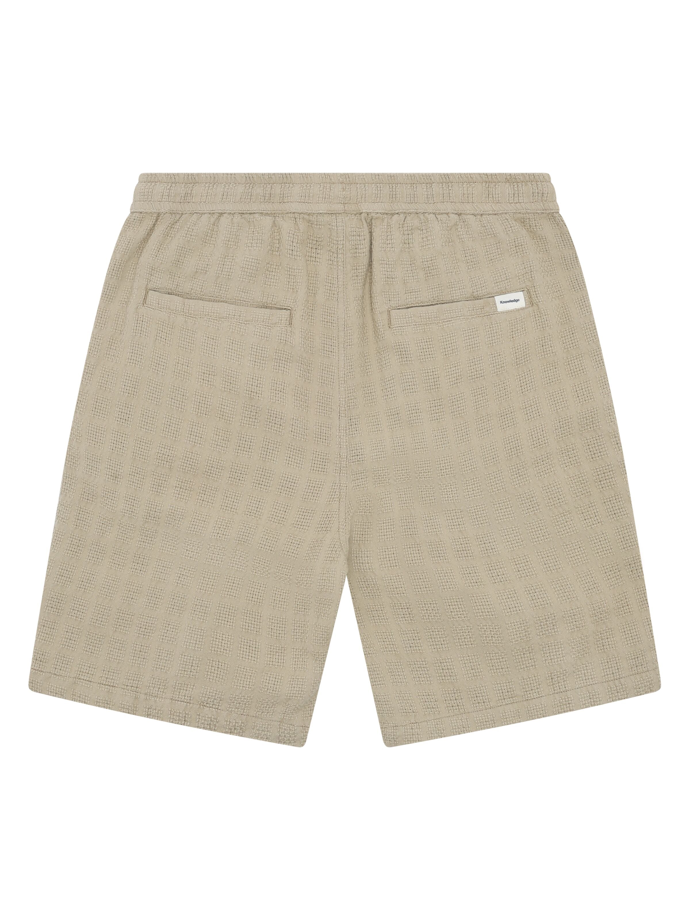 Lockere Shorts FIG mit Strucktur aus Bio-Baumwolle