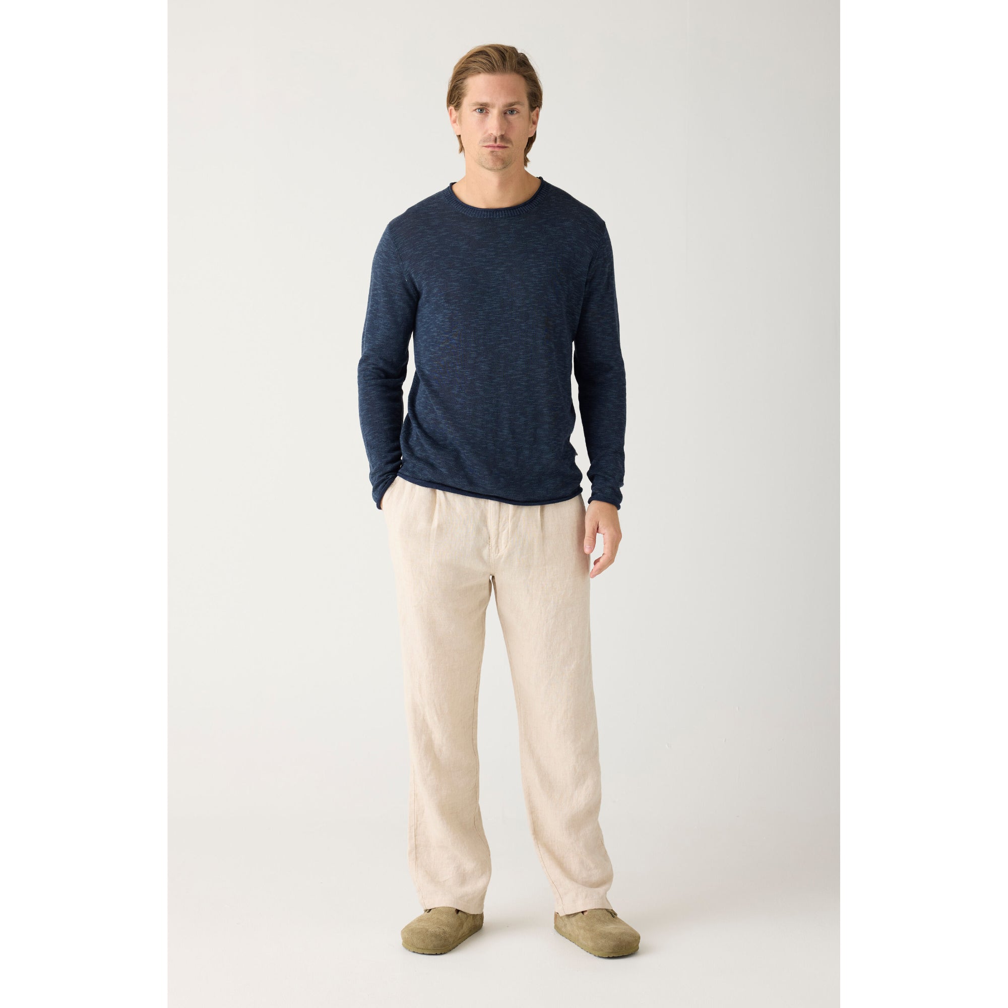 Lange Hose FIG Loose aus Bio-Leinen
