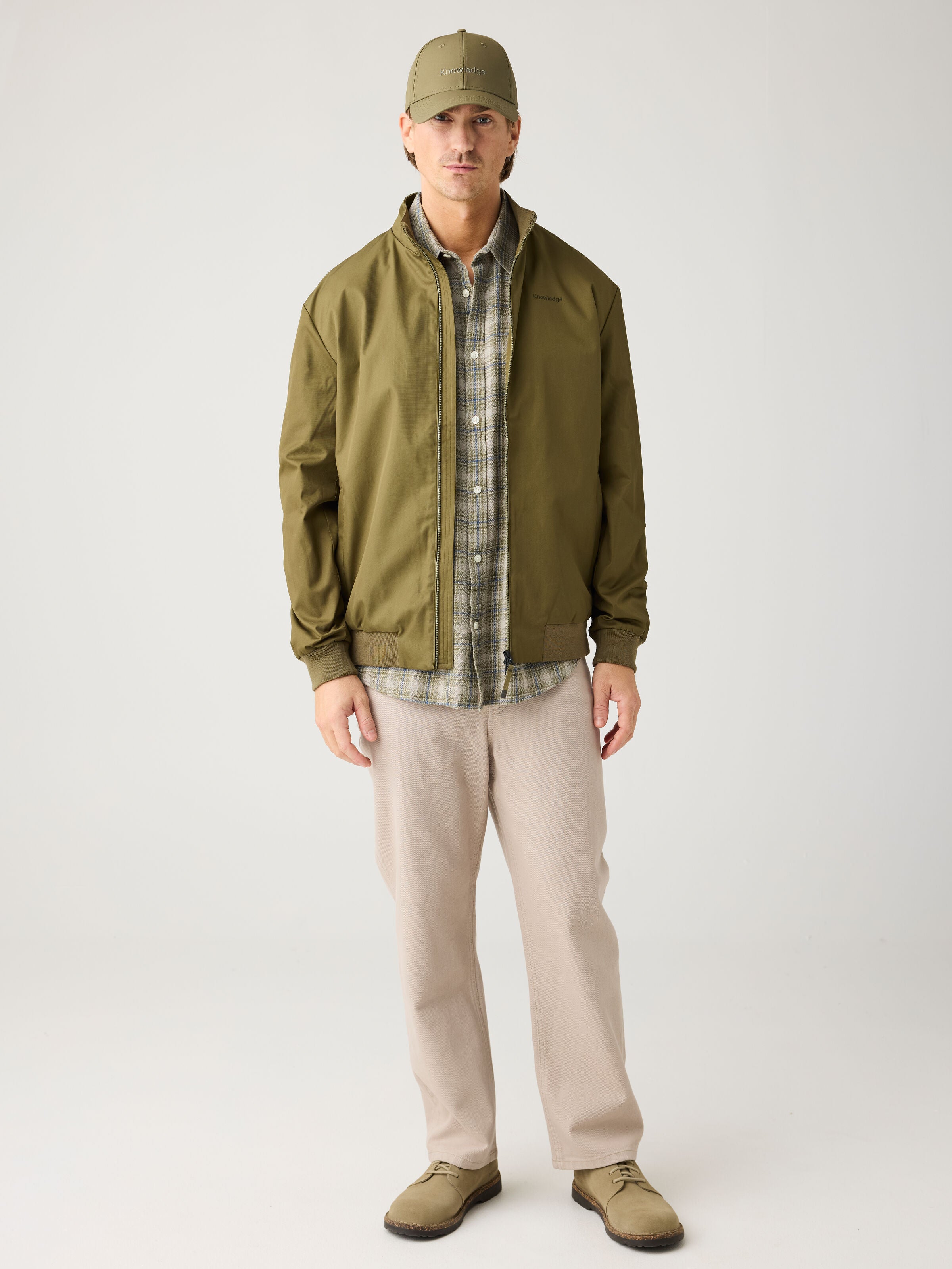 Flint weite Twill-Hose aus Bio-Baumwolle