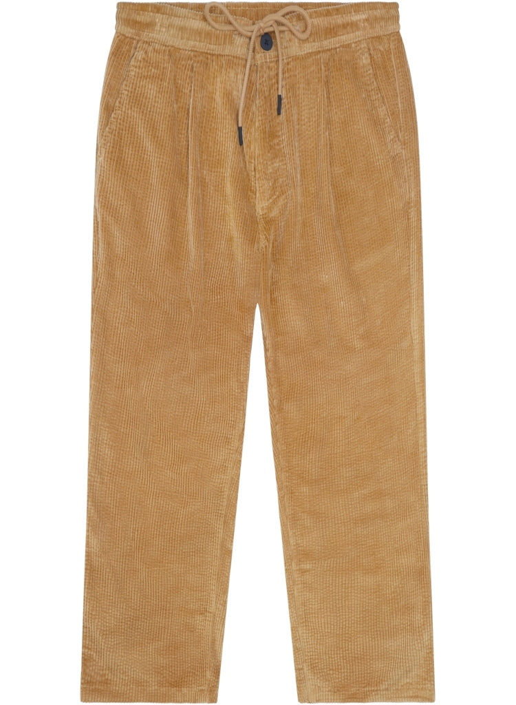 Lockere Cordhose FIG mit Kordelzug aus Bio-Baumwolle