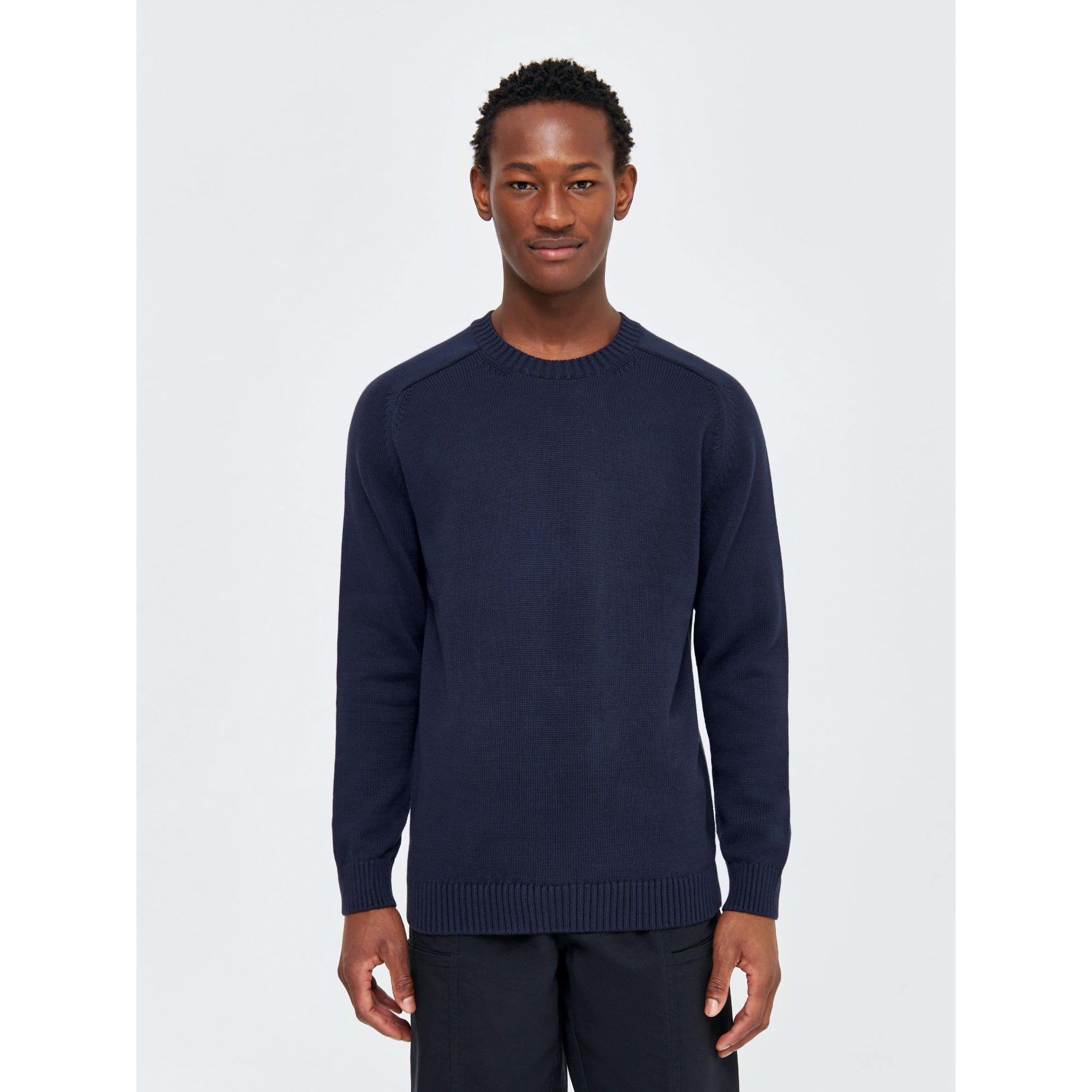 Strickpullover CREW NECK aus Bio-Baumwolle