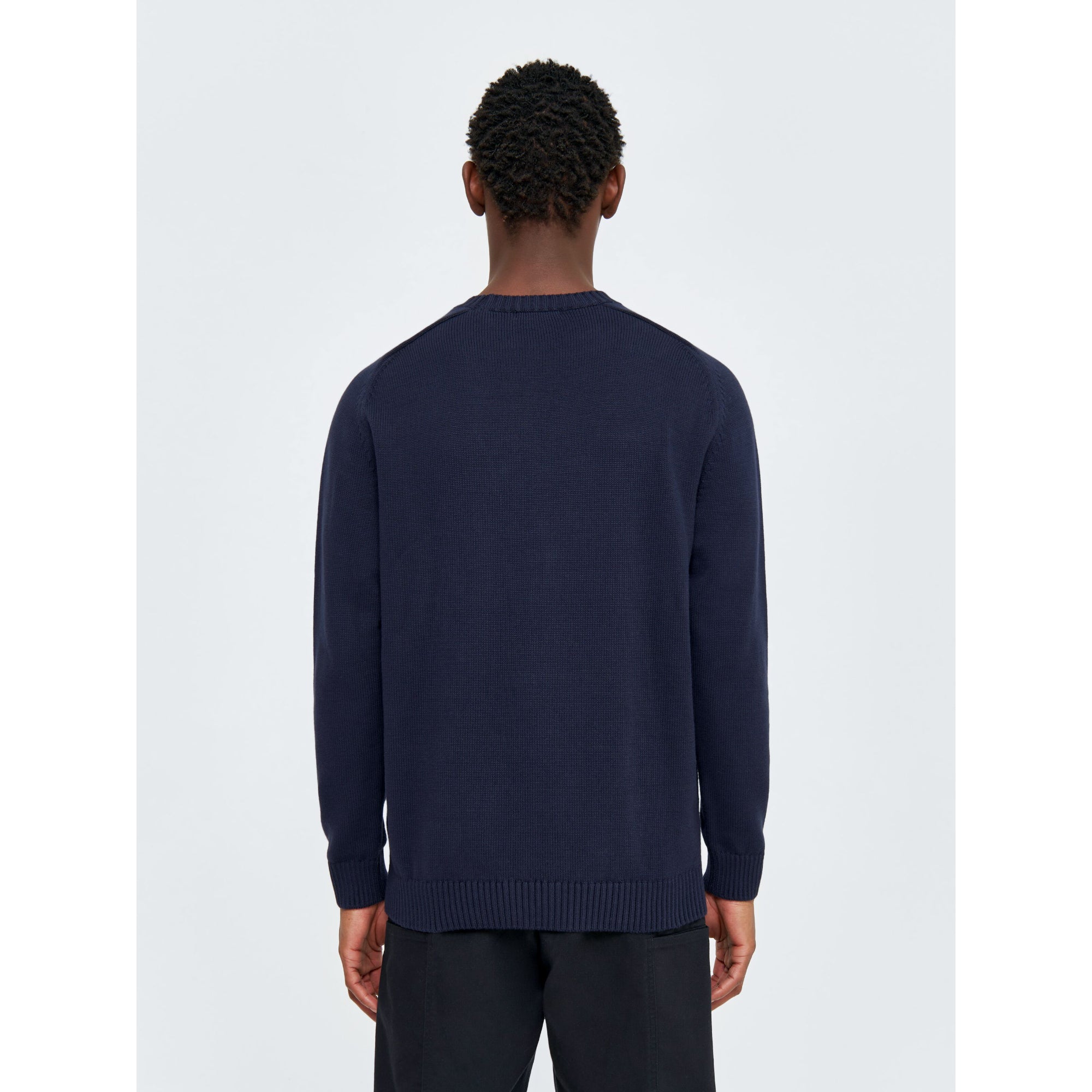 Strickpullover CREW NECK aus Bio-Baumwolle