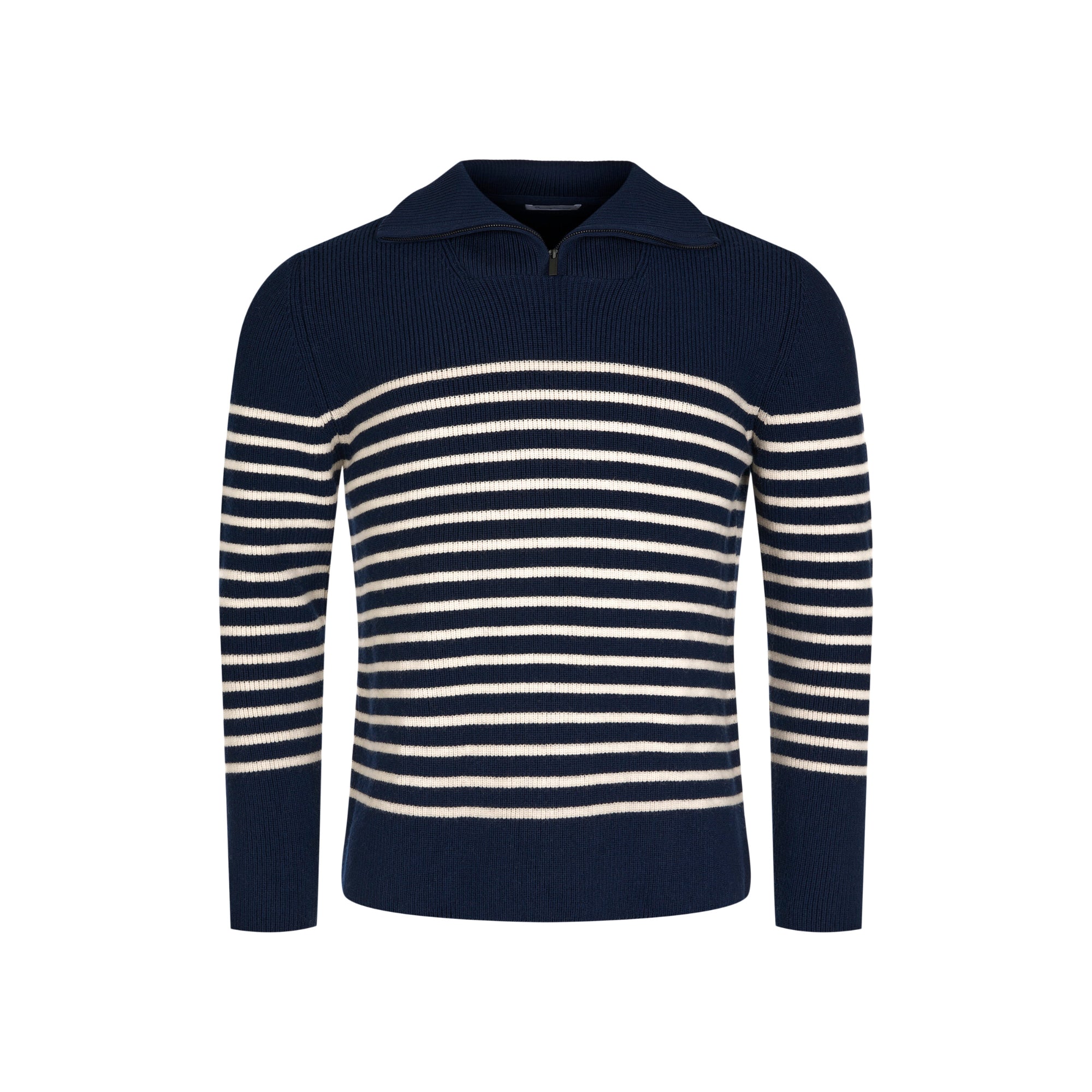 Stricktroyer HALF ZIP aus Merinowolle