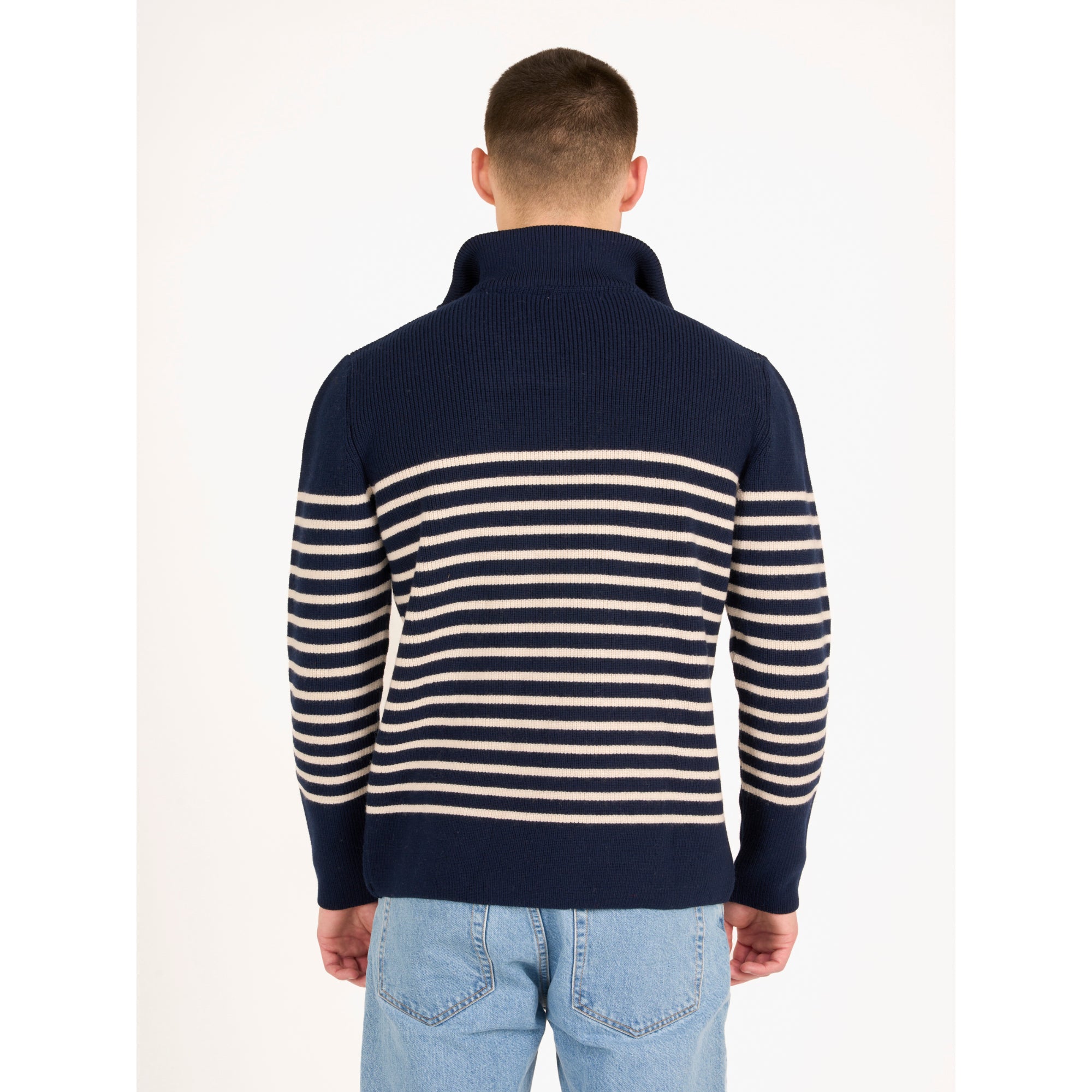 Stricktroyer HALF ZIP aus Merinowolle