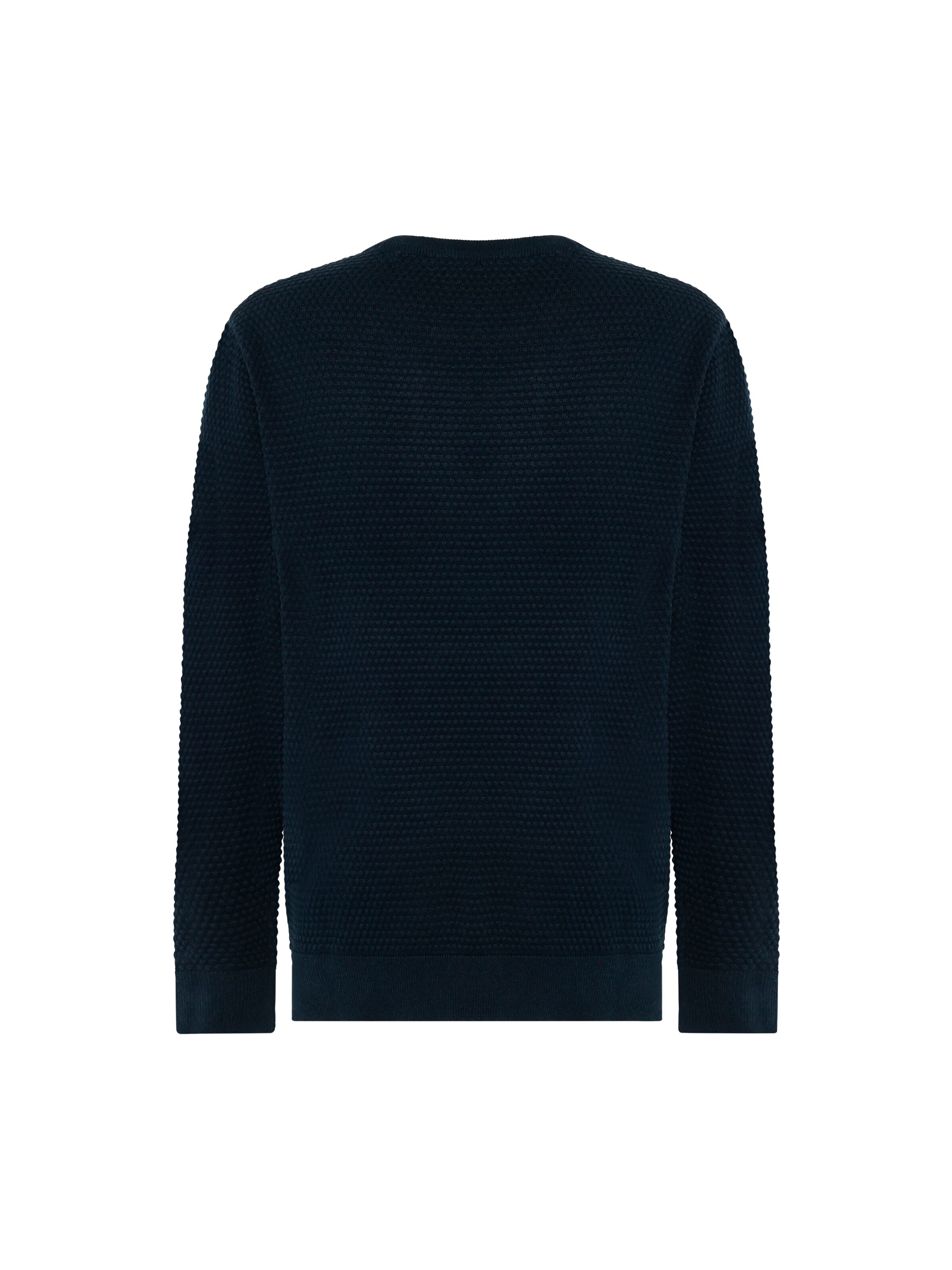 Crewneck Strickpullover VAGN aus Bio-Baumwolle - ROC/GOTS/Vegan