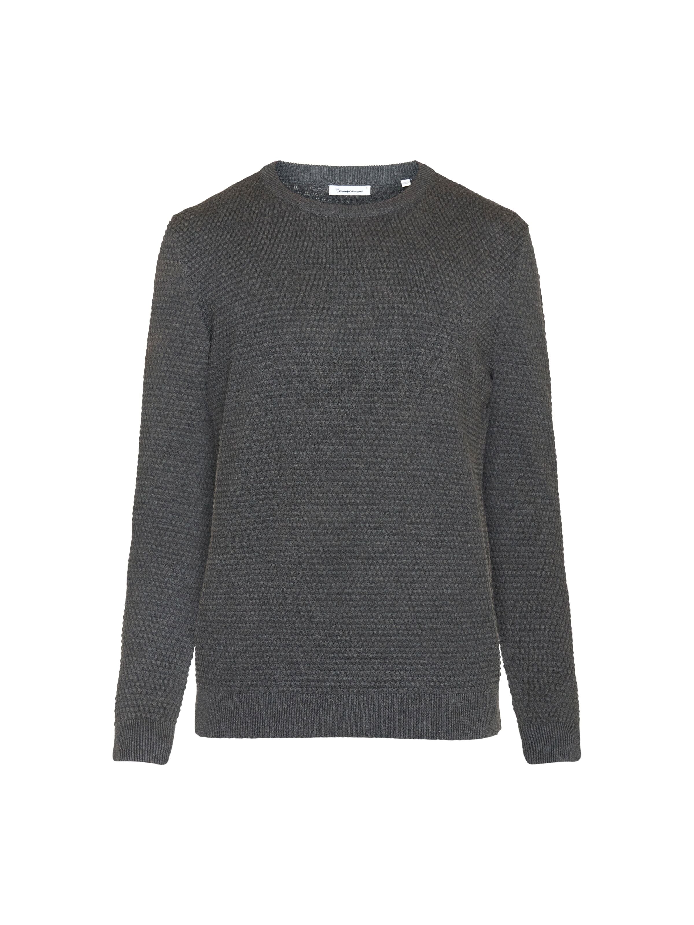 Crewneck Strickpullover VAGN aus Bio-Baumwolle - ROC/GOTS/Vegan