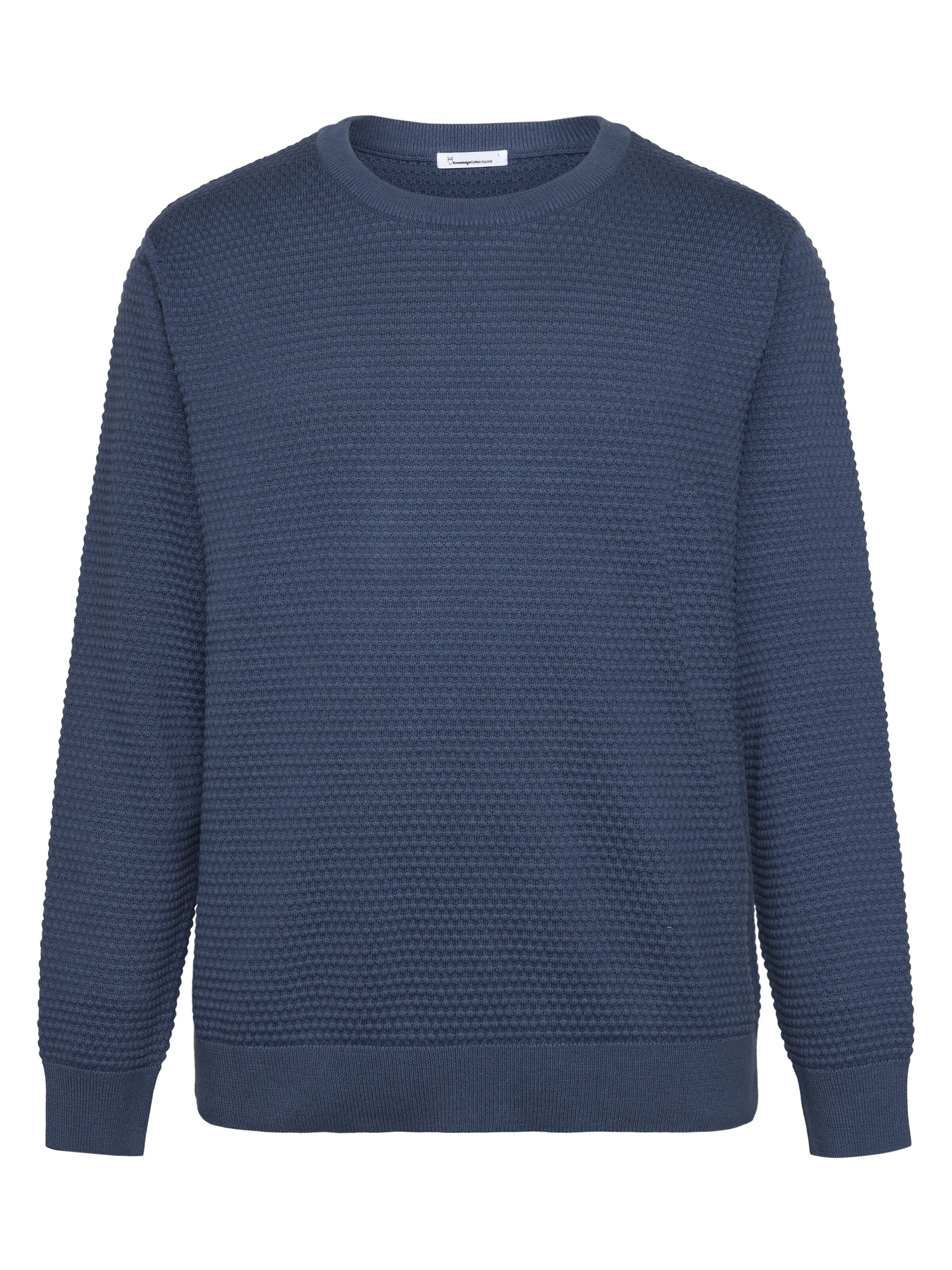 Crewneck Strickpullover VAGN aus Bio-Baumwolle - ROC/GOTS/Vegan