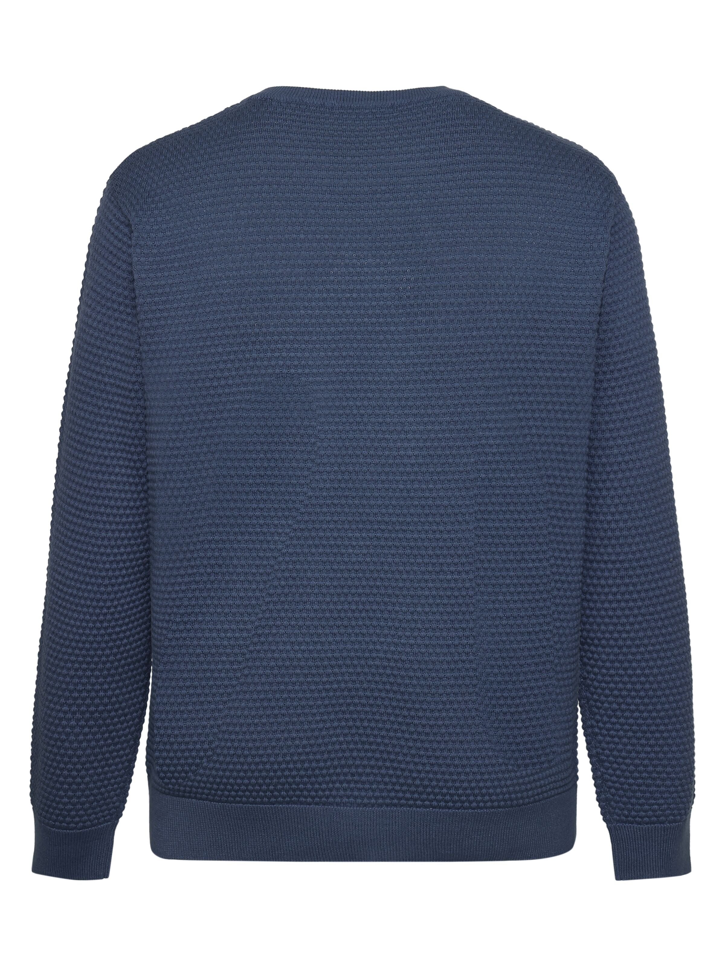 Crewneck Strickpullover VAGN aus Bio-Baumwolle - ROC/GOTS/Vegan