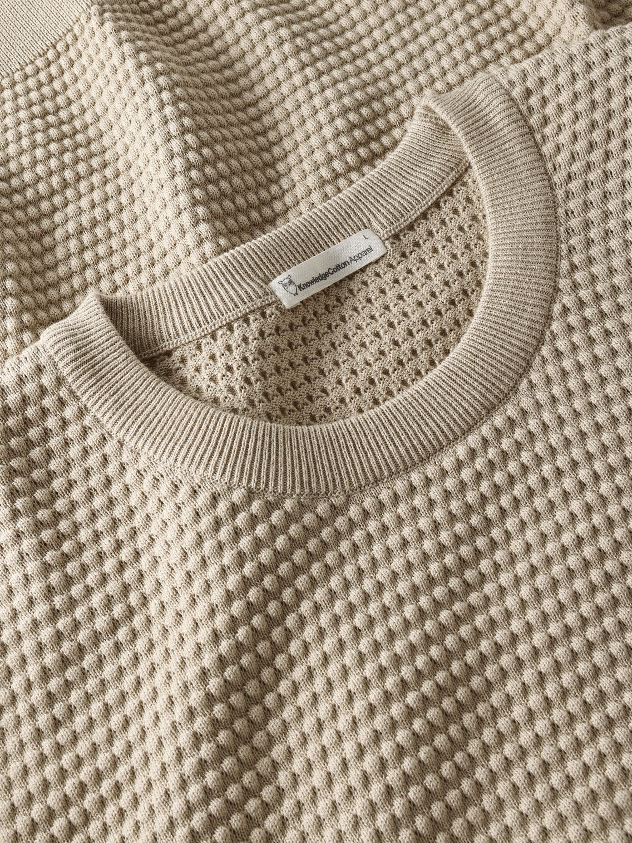 Crewneck Strickpullover VAGN aus Bio-Baumwolle - ROC/GOTS/Vegan