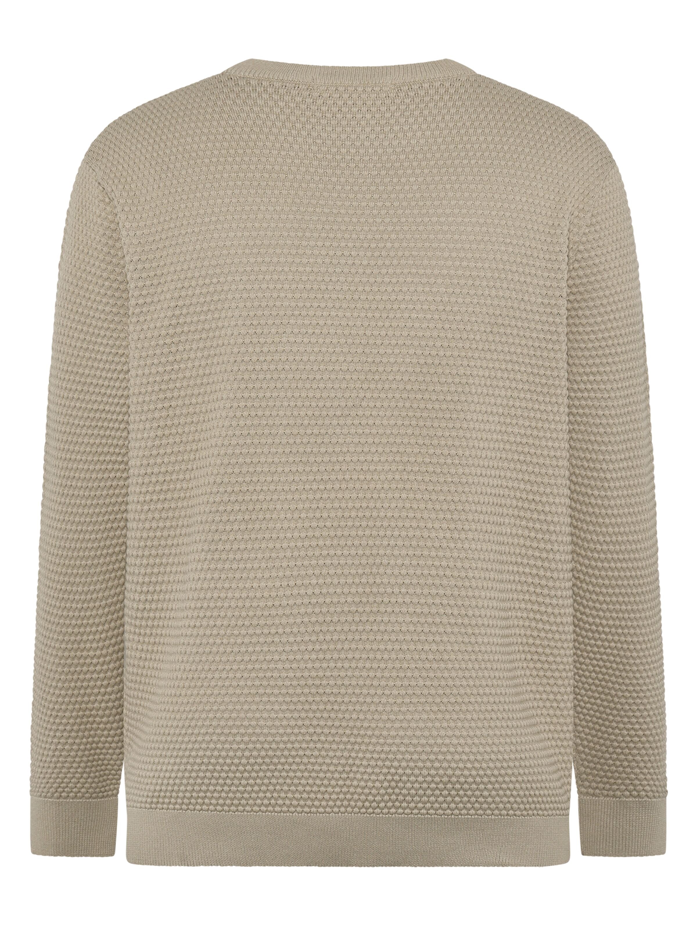 Crewneck Strickpullover VAGN aus Bio-Baumwolle - ROC/GOTS/Vegan