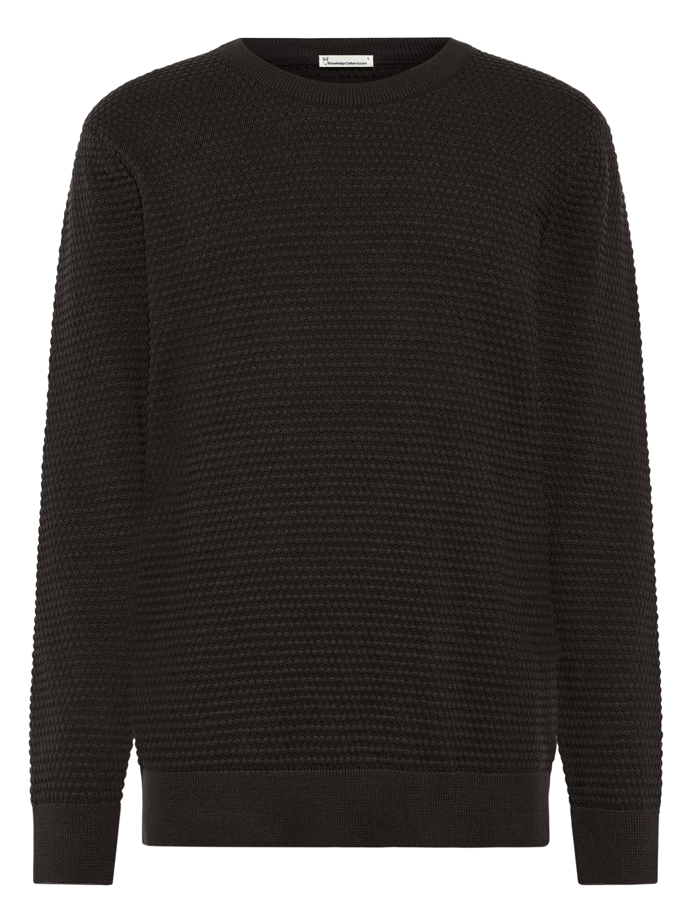 Crewneck Strickpullover VAGN aus Bio-Baumwolle - ROC/GOTS/Vegan