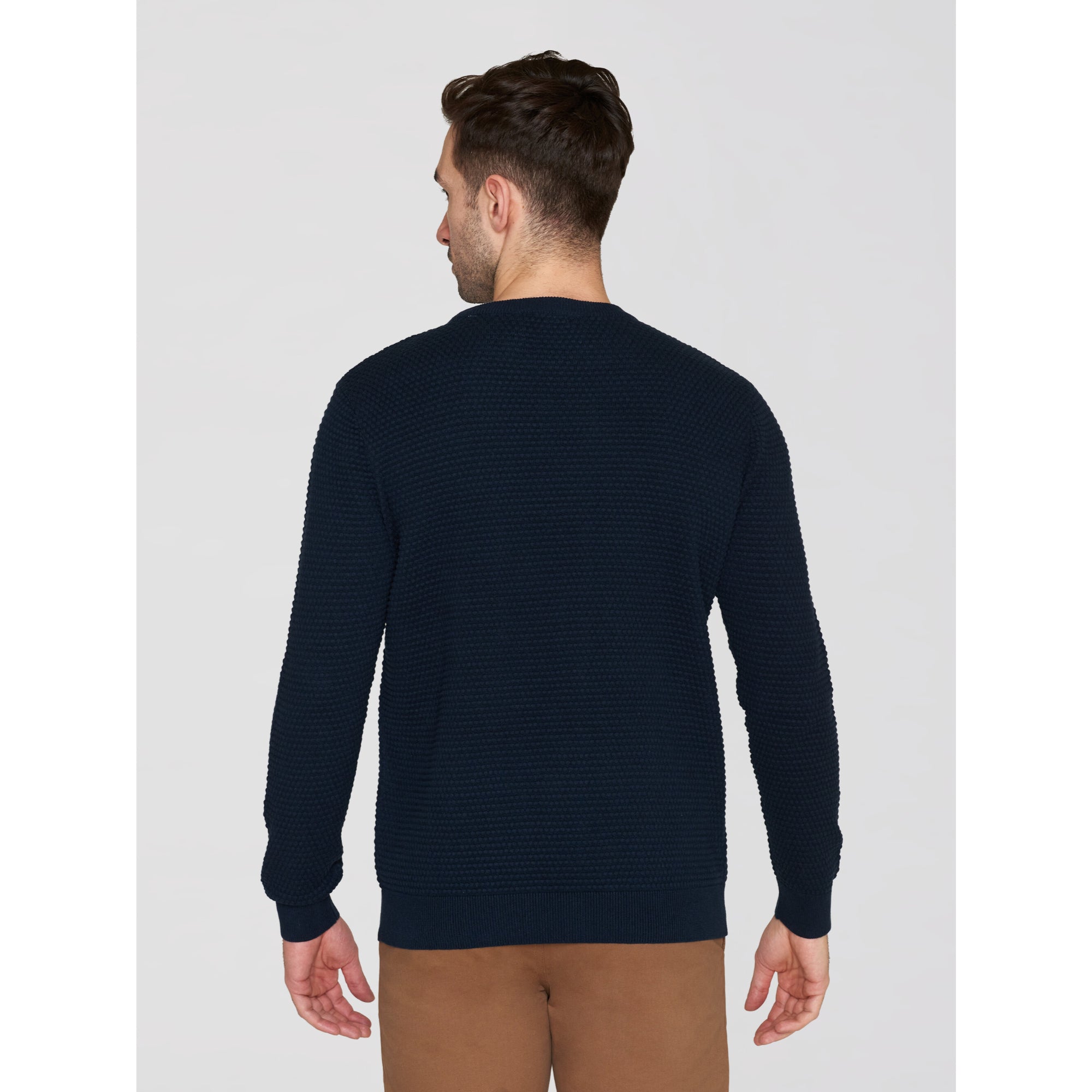 Crewneck Strickpullover VAGN aus Bio-Baumwolle - ROC/GOTS/Vegan