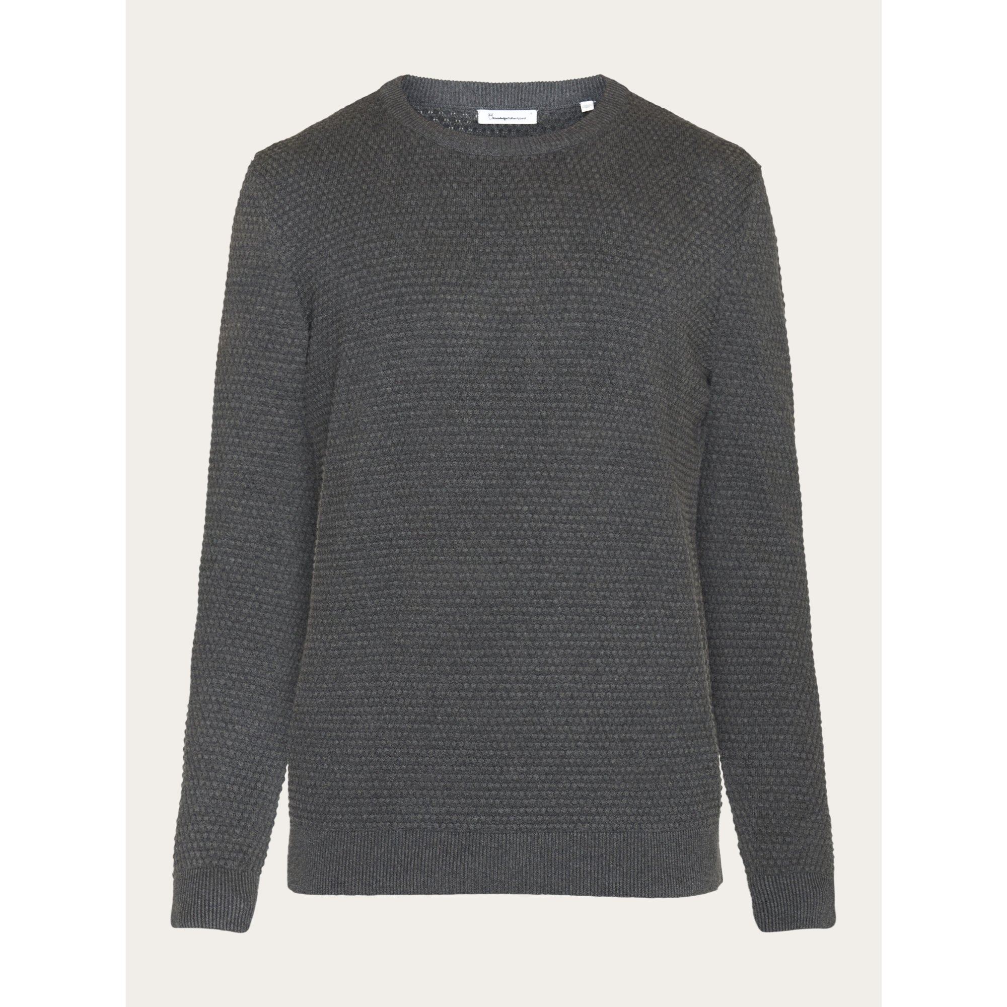 Crewneck Strickpullover VAGN aus Bio-Baumwolle - ROC/GOTS/Vegan