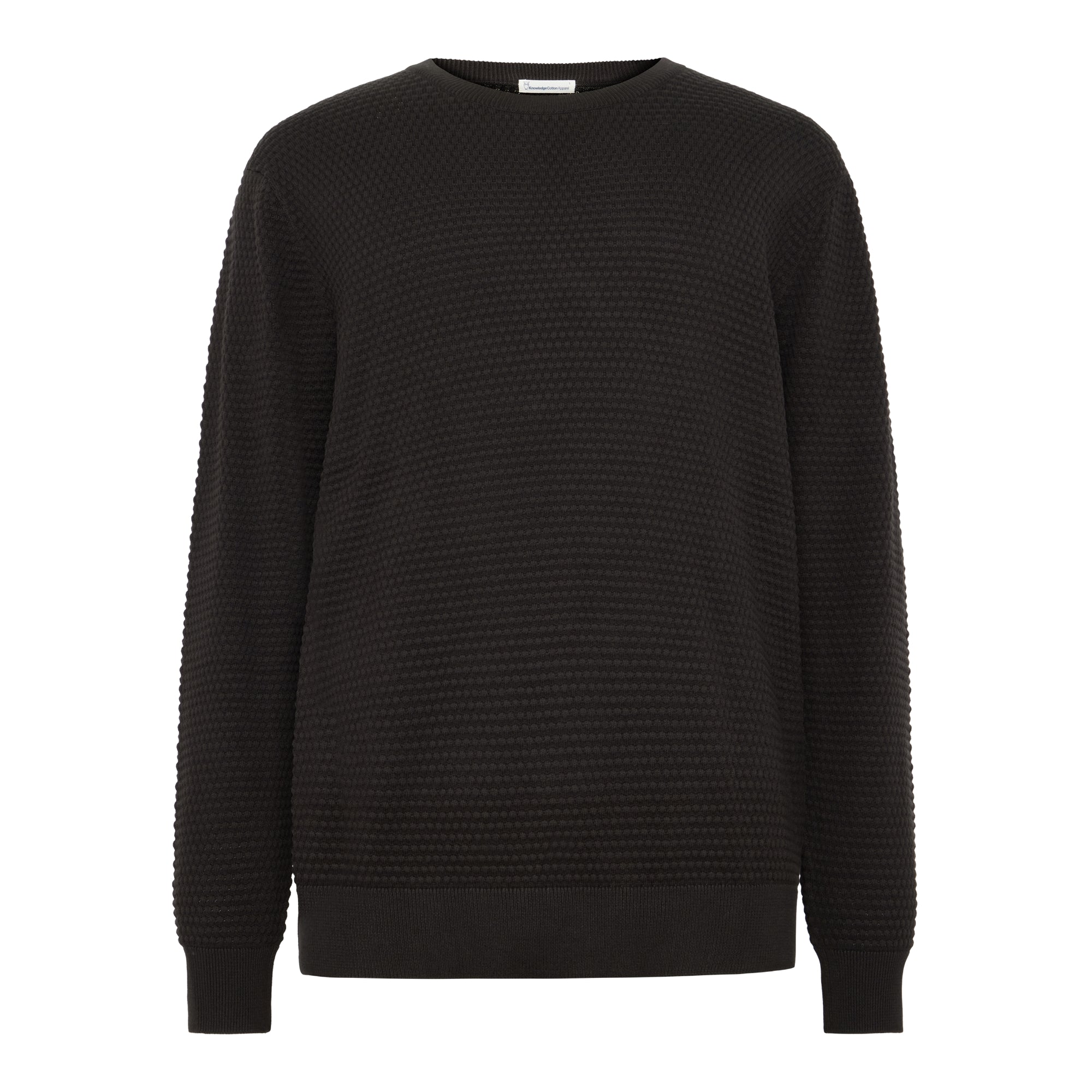 Crewneck Strickpullover VAGN aus Bio-Baumwolle - ROC/GOTS/Vegan