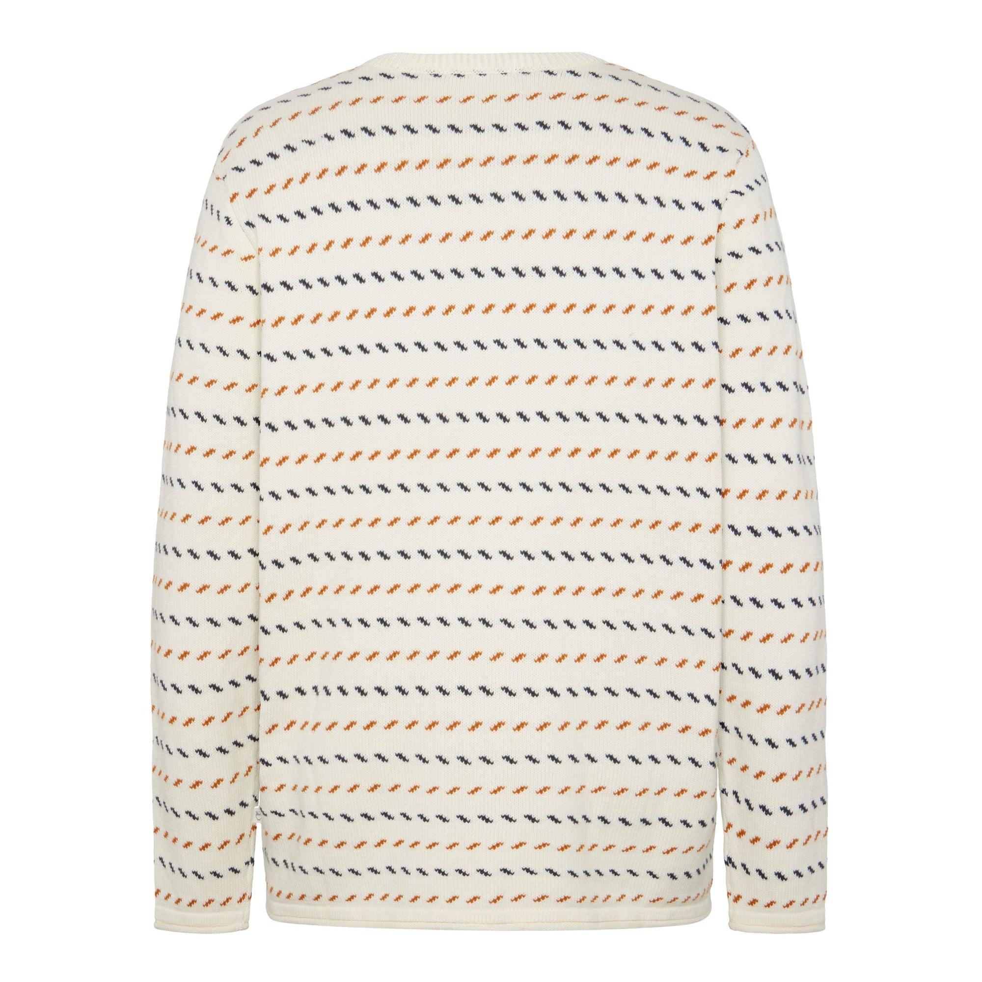 Jacquard Pullover aus Bio-Baumwolle RWS/Vegan