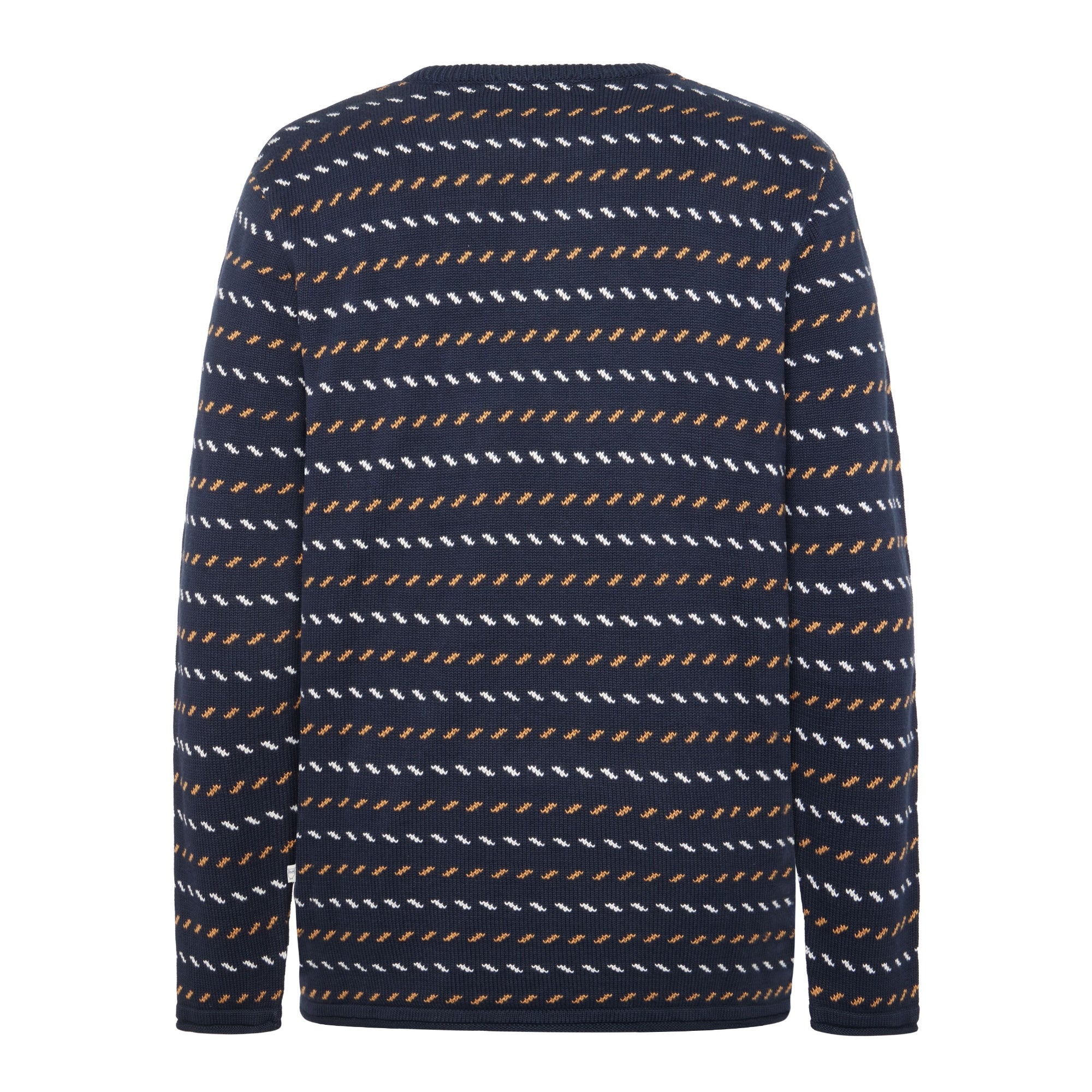 Jacquard Pullover aus Bio-Baumwolle RWS/Vegan