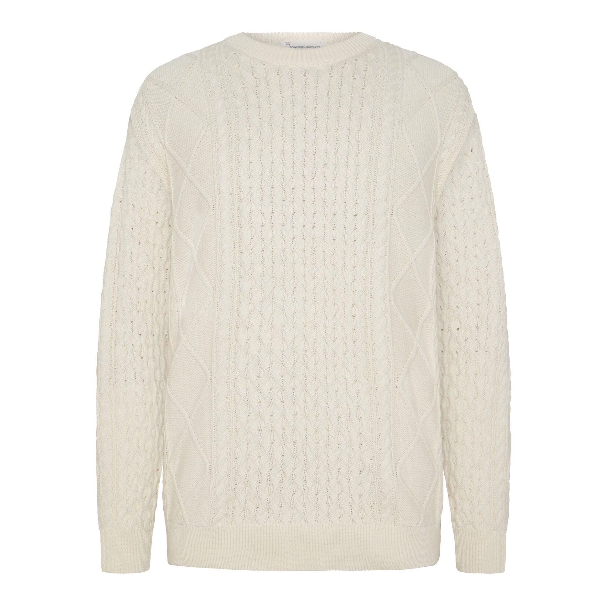 Cable Knit Strickpullover aus Bio-Baumwolle ROC/GOTS/Vegan